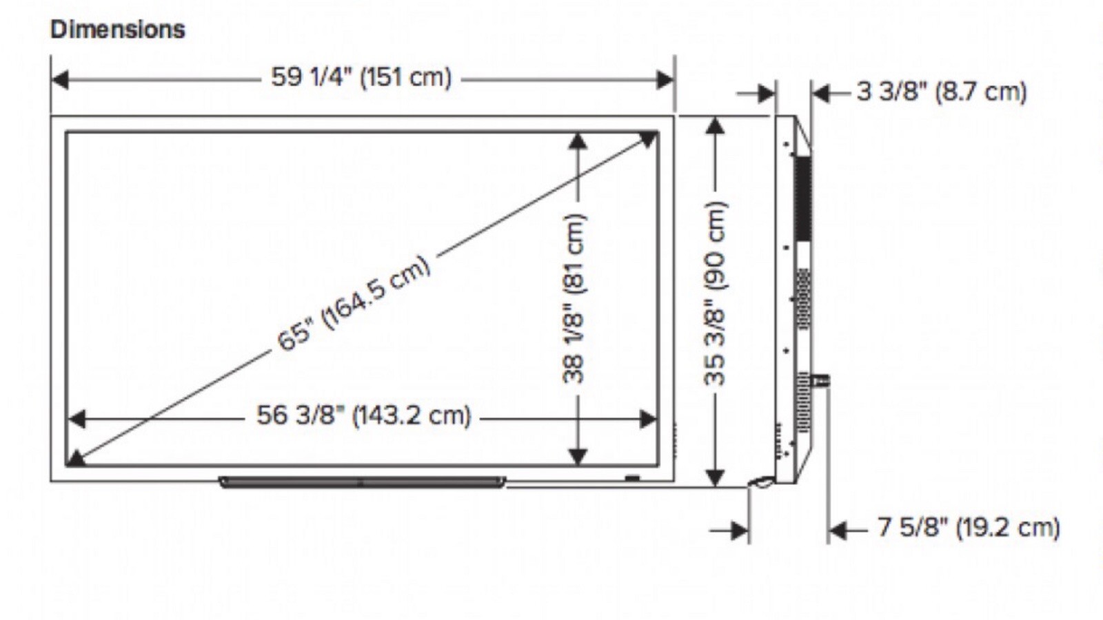 The SMART Board 4065 interactive flat panel ***Warranty****