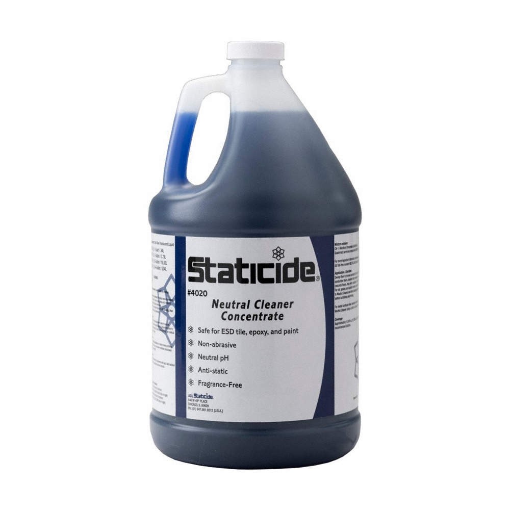 ACL STATICIDE Floor Cleaner,1 gal,Unscented 848NU5