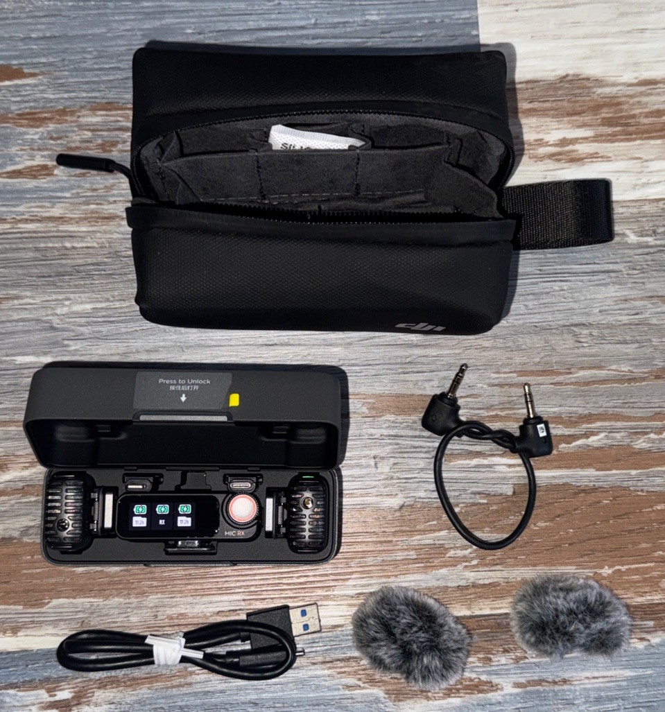 DJI Mic 2 Digital Wireless Mic System/Rec for Cameras and Smartphones
