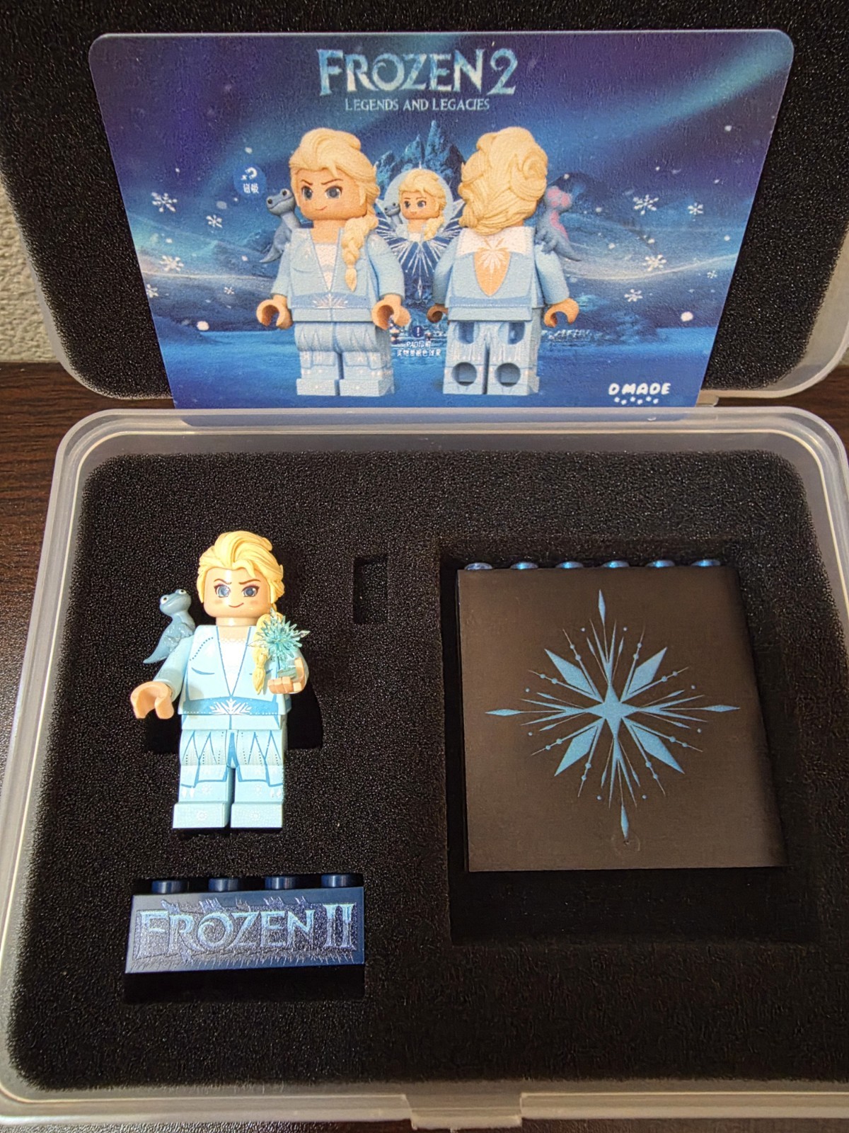 Frozen Elsa D Made Custom Minifig Brick Lego Feelings Howe Jaka Jin YAFD Sold