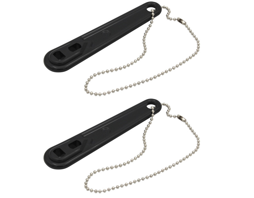 2 Pk Cylinder Wrench Key for Valves with Chain Oxygen Cylinder Wrench Key RES031