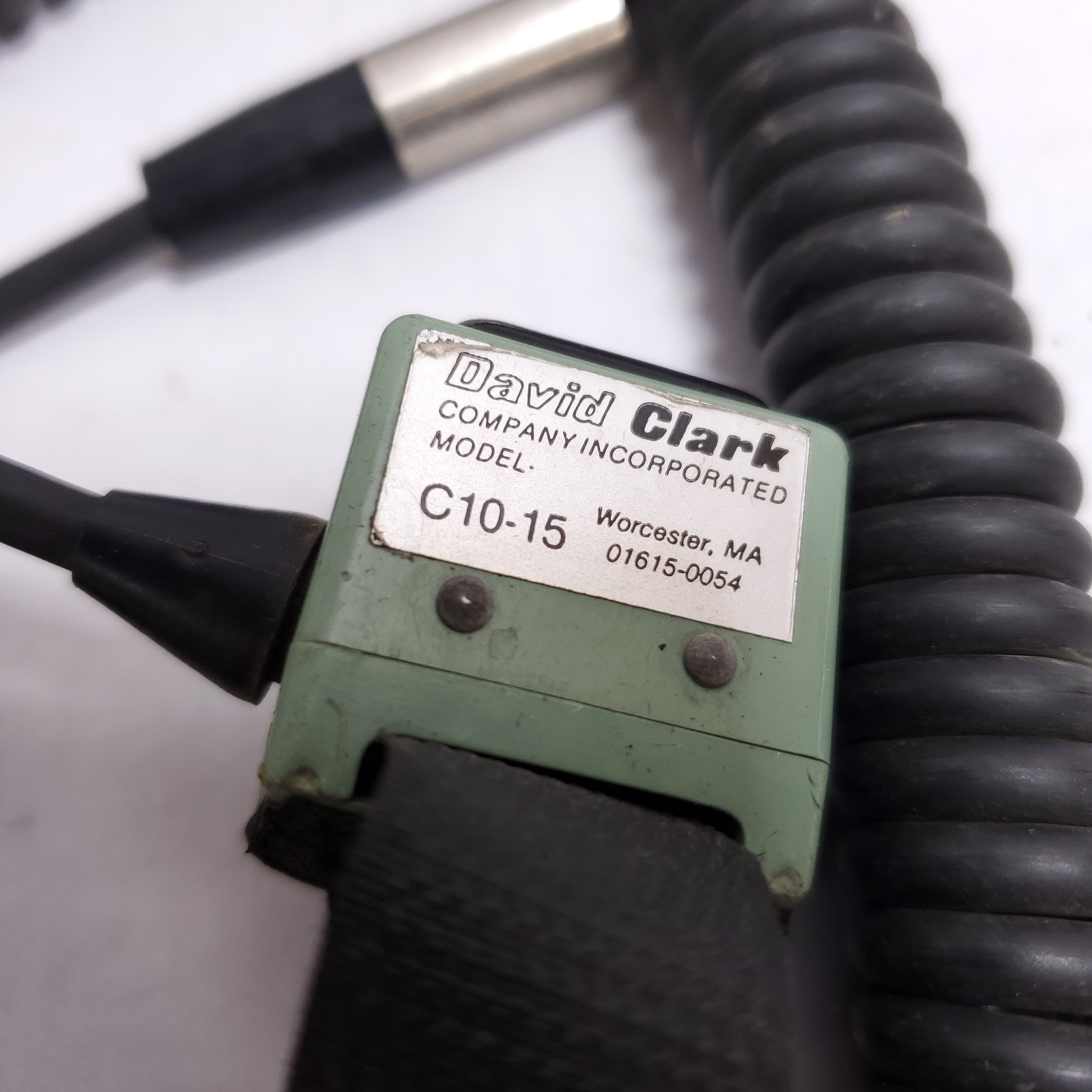 David Clark C10-15 Push to Talk PTT Switch Aviation Accessory