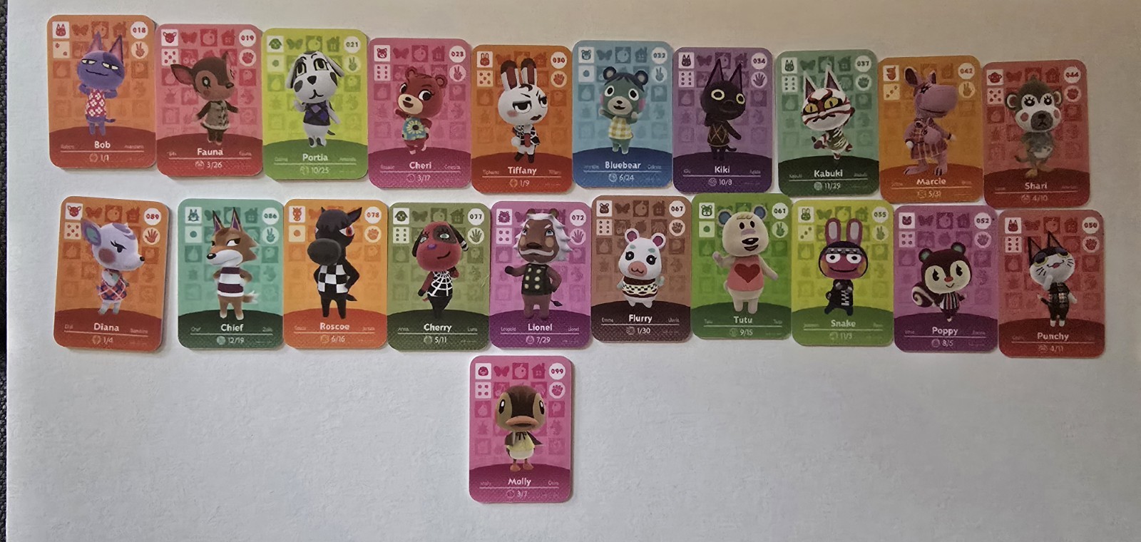 Animal Crossing Mini NFC Cards Lot of 105 Series 1–4 Assortment
