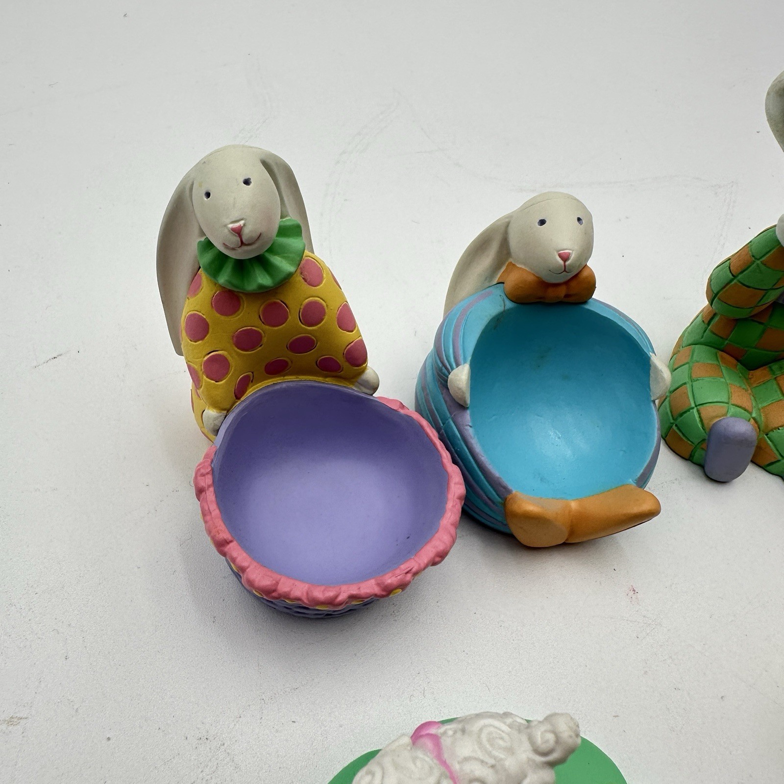Avon Easter Collection Bunny Egg Holders Set of 7