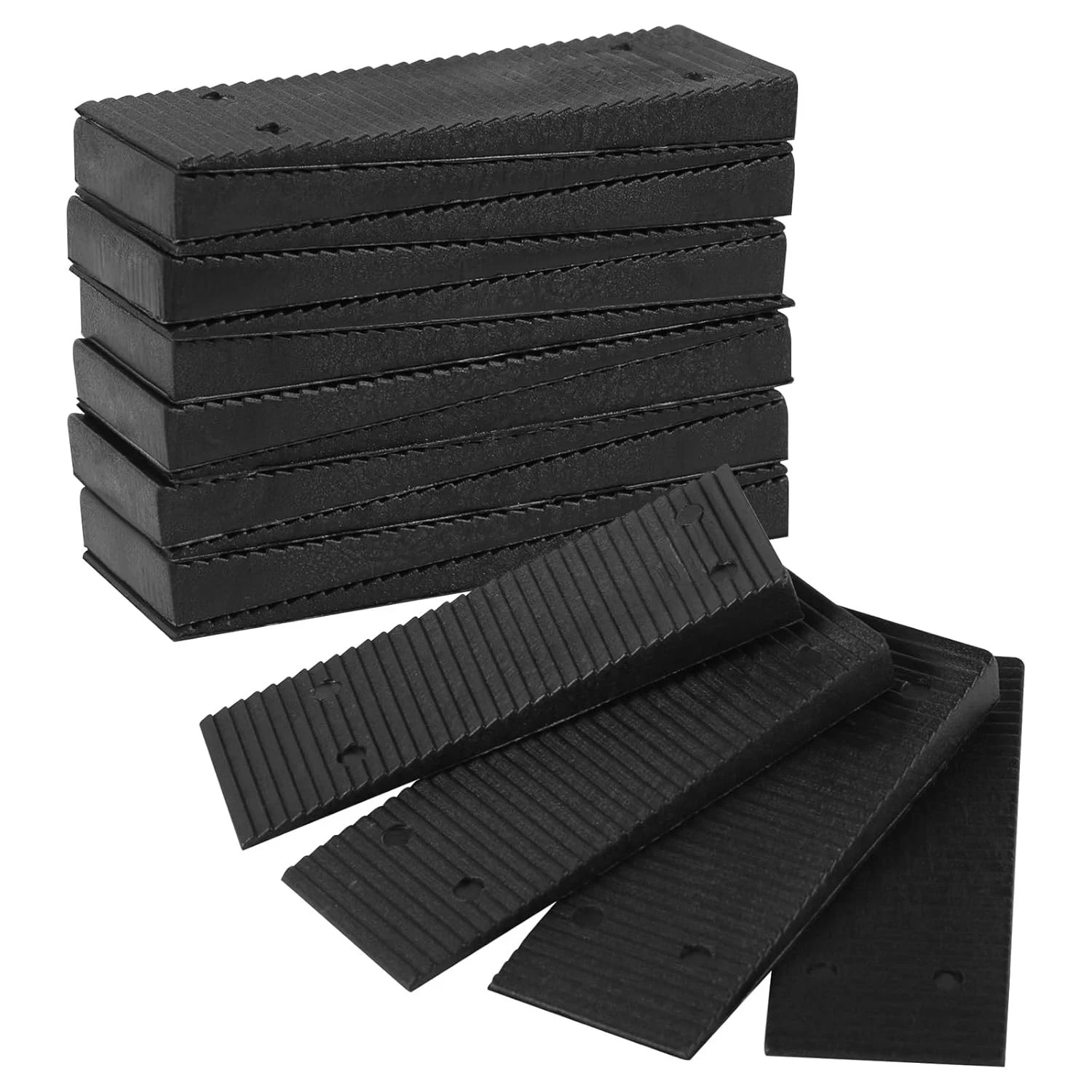 Heavy Duty Plastic Shims for Indoor/Outdoor Use - 16 Pack Wedges for Furnitur