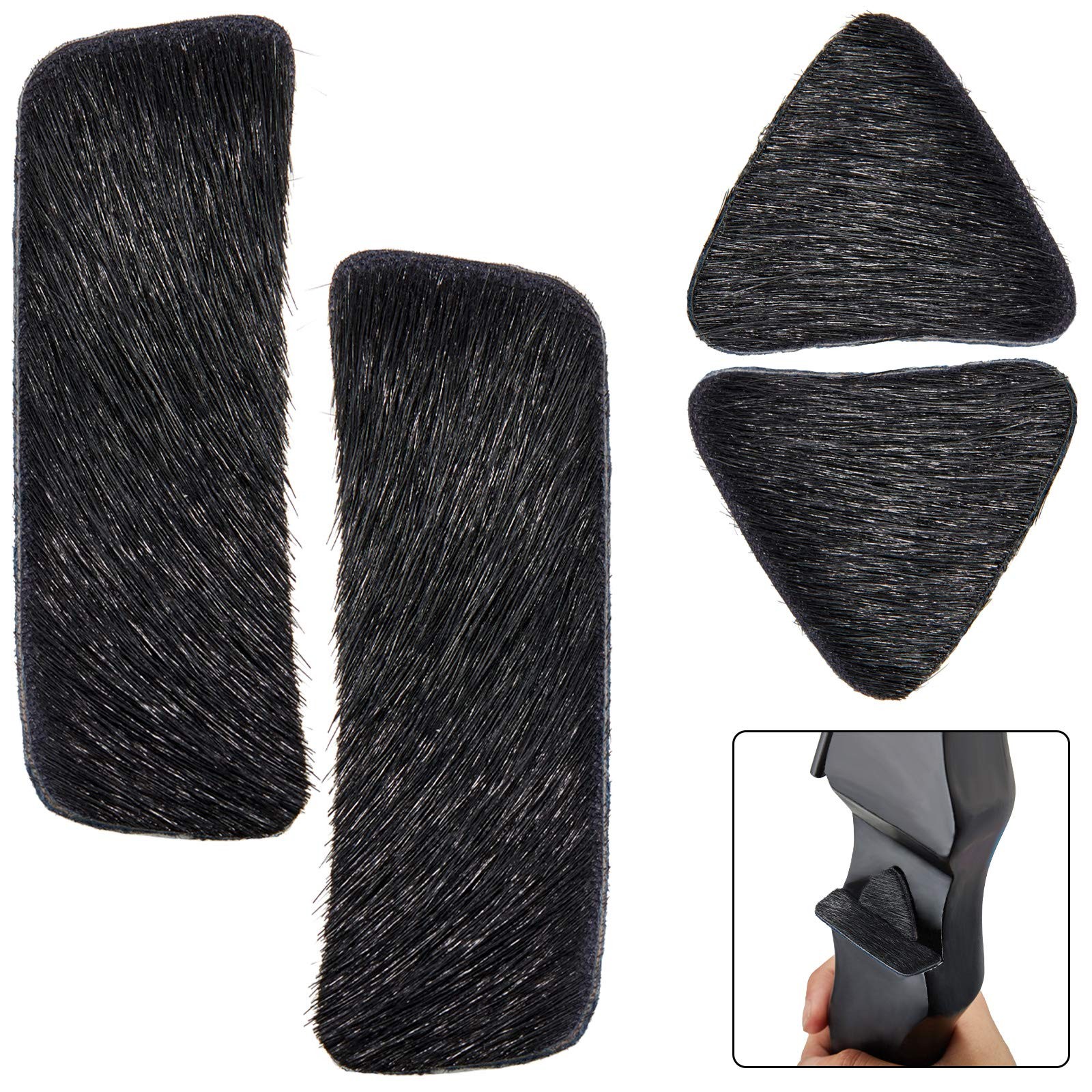 2 Pairs Recurve Bow Arrow Rest Archery Hair Stick on Fur...