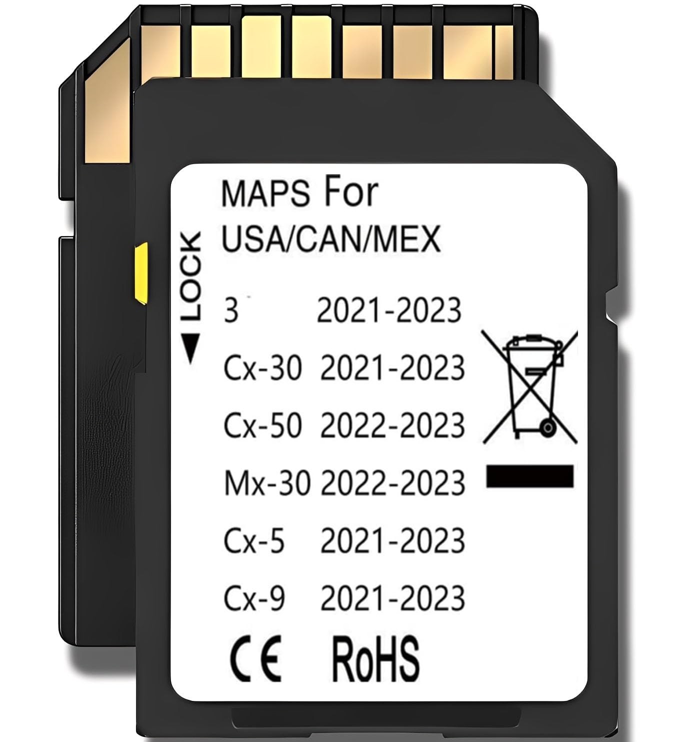 Latest Navigation Memory sd Card Compatible with Maz*da Ceypec-05, Ceypec-05