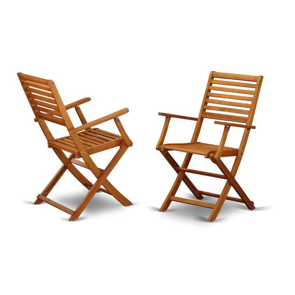 Wooden Patio Set Natural Oil, CMBS5CANA