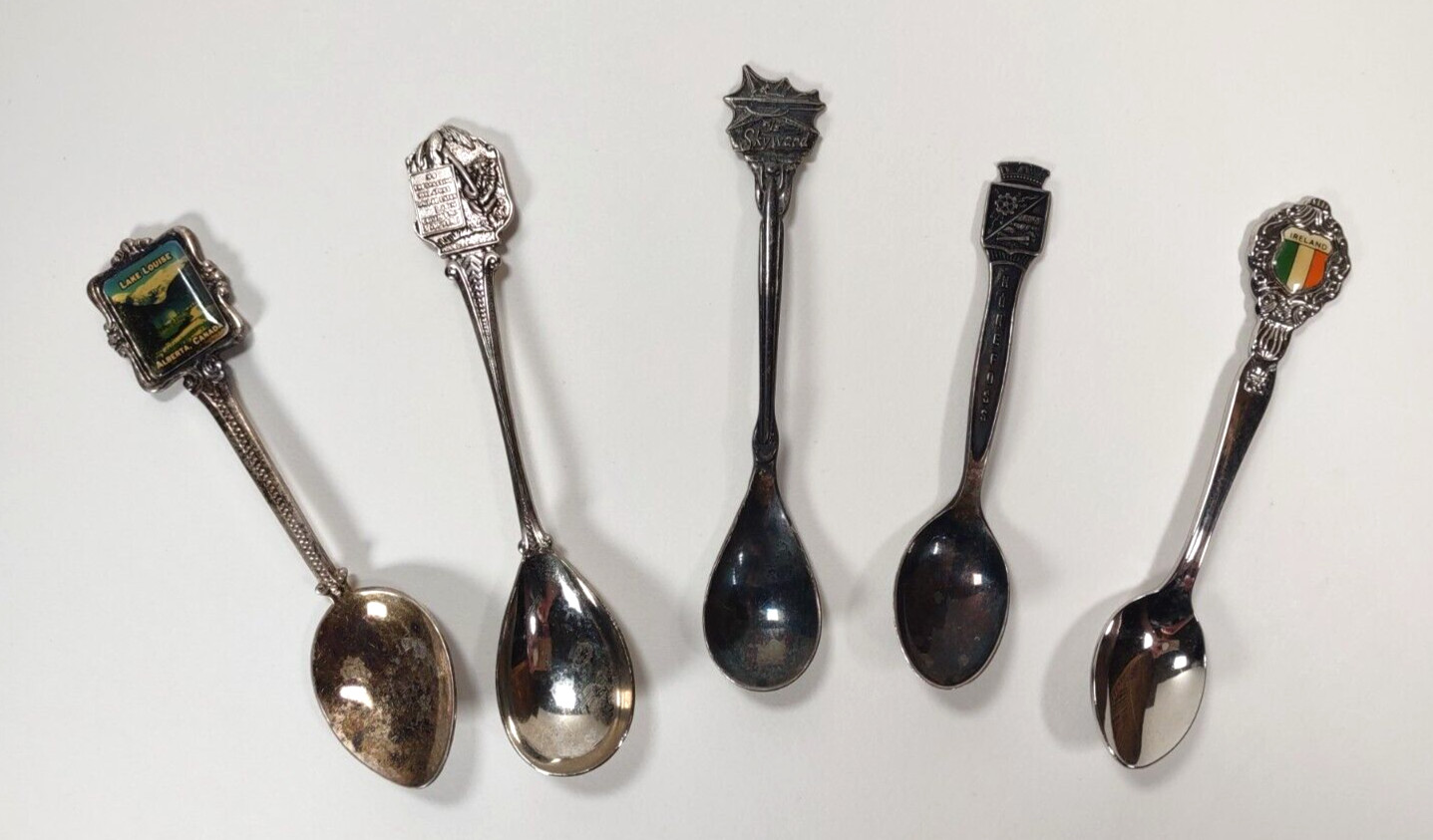 VTG Souvenir Travel Spoon Blind Pick Lot Of 10 Surprise Locations And Finishes