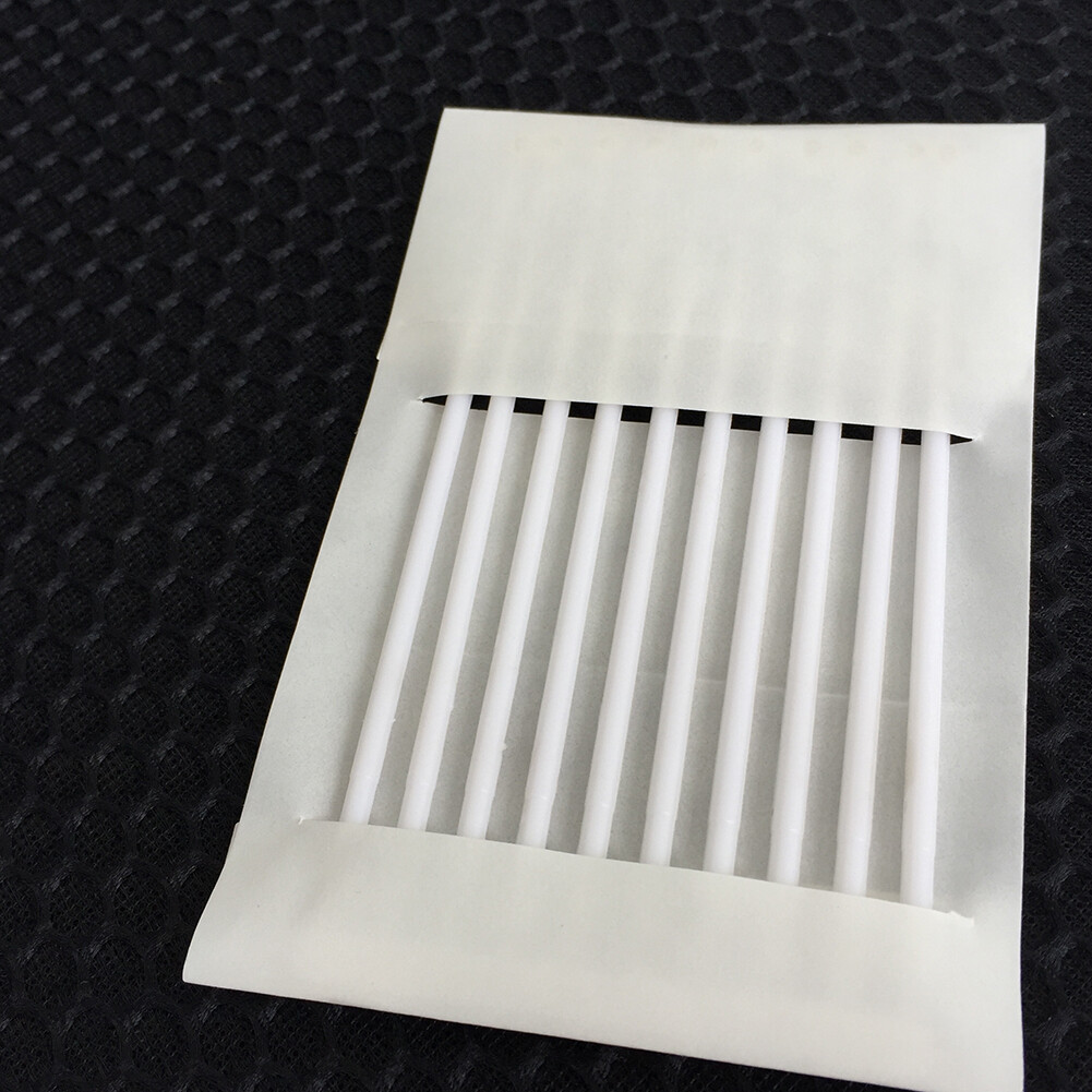 Bendable 60PCS Dental Disposable Sticky Applicators for Removal 110MM Long White