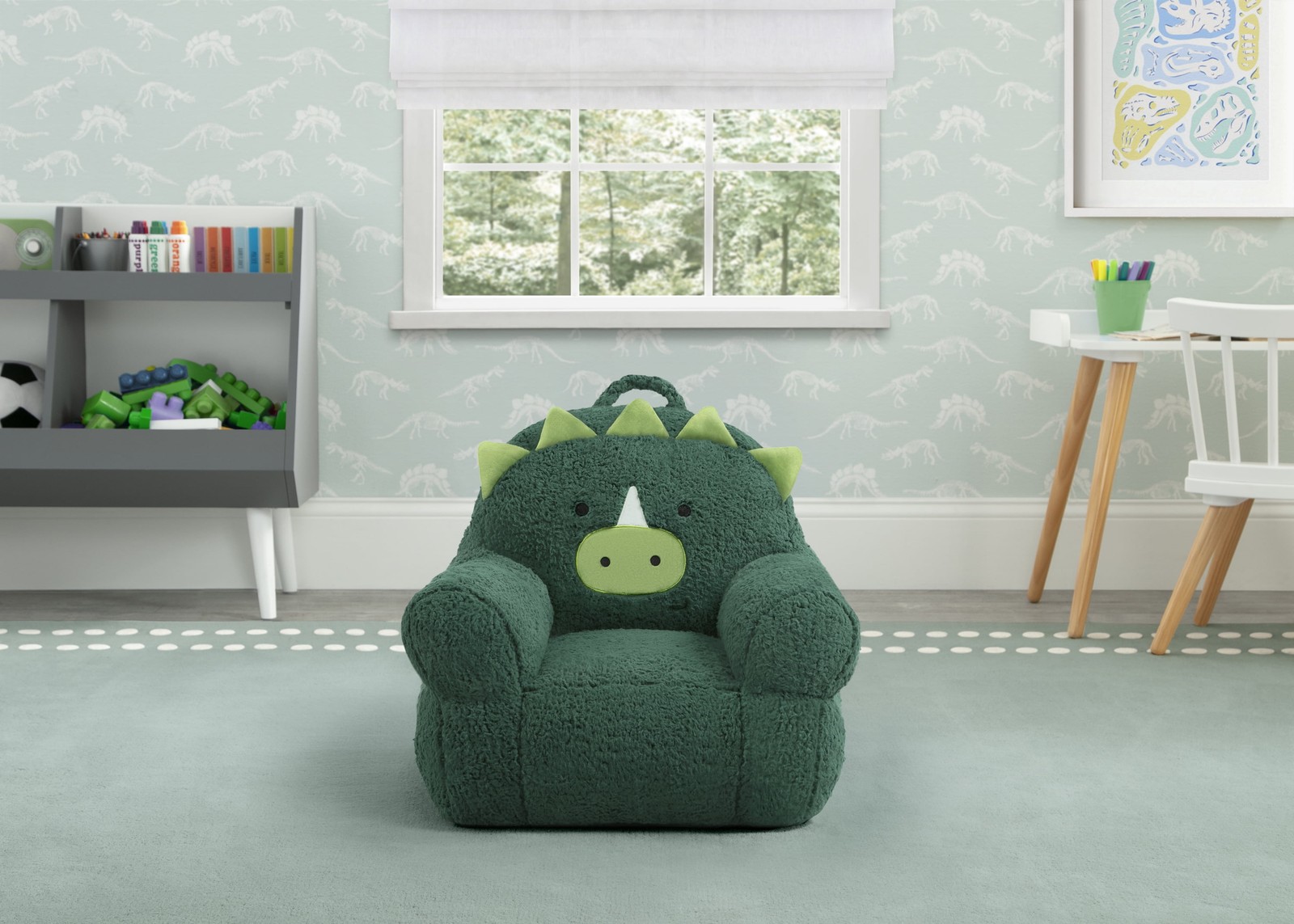 DLT Children Dinosaur Cozee Buddy Chair, Green