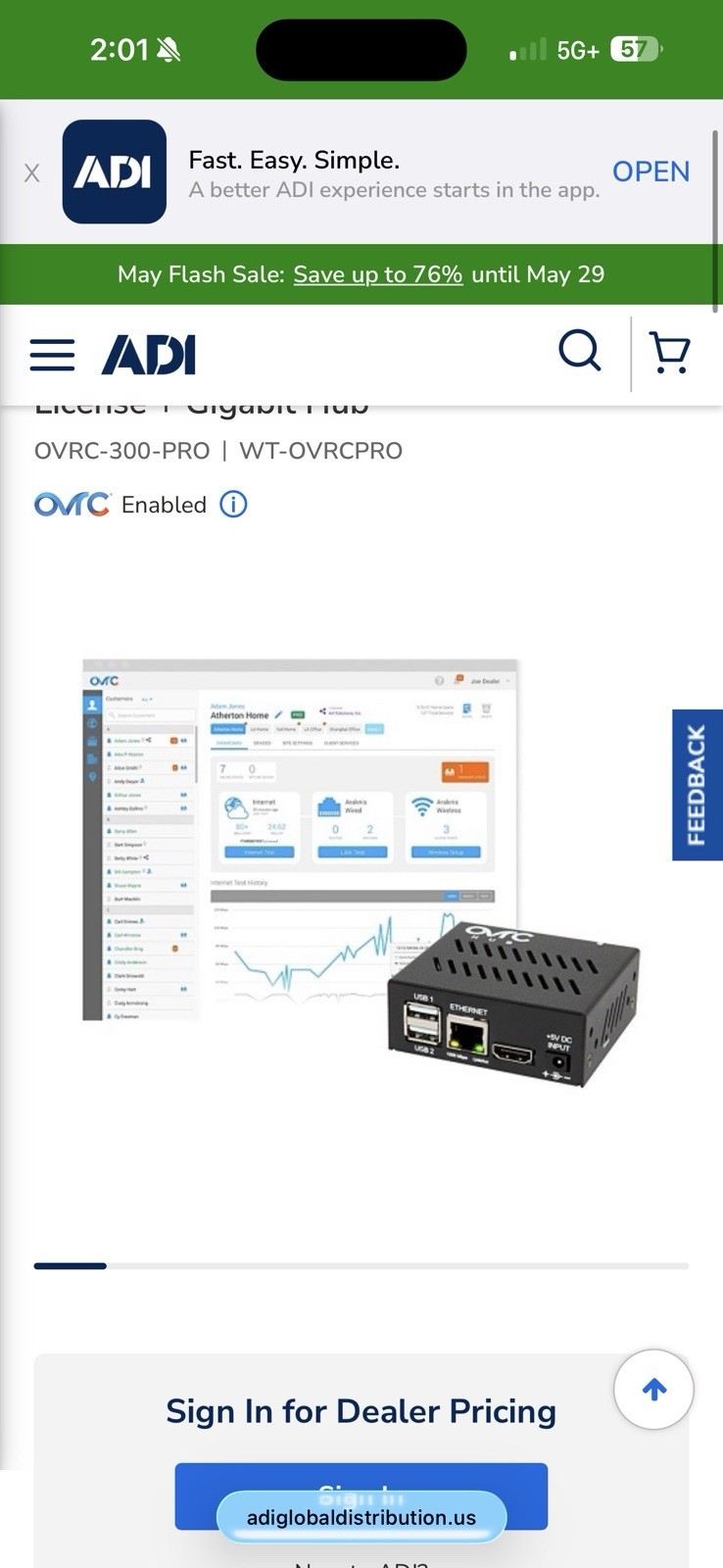 OVRC hub 300 pro