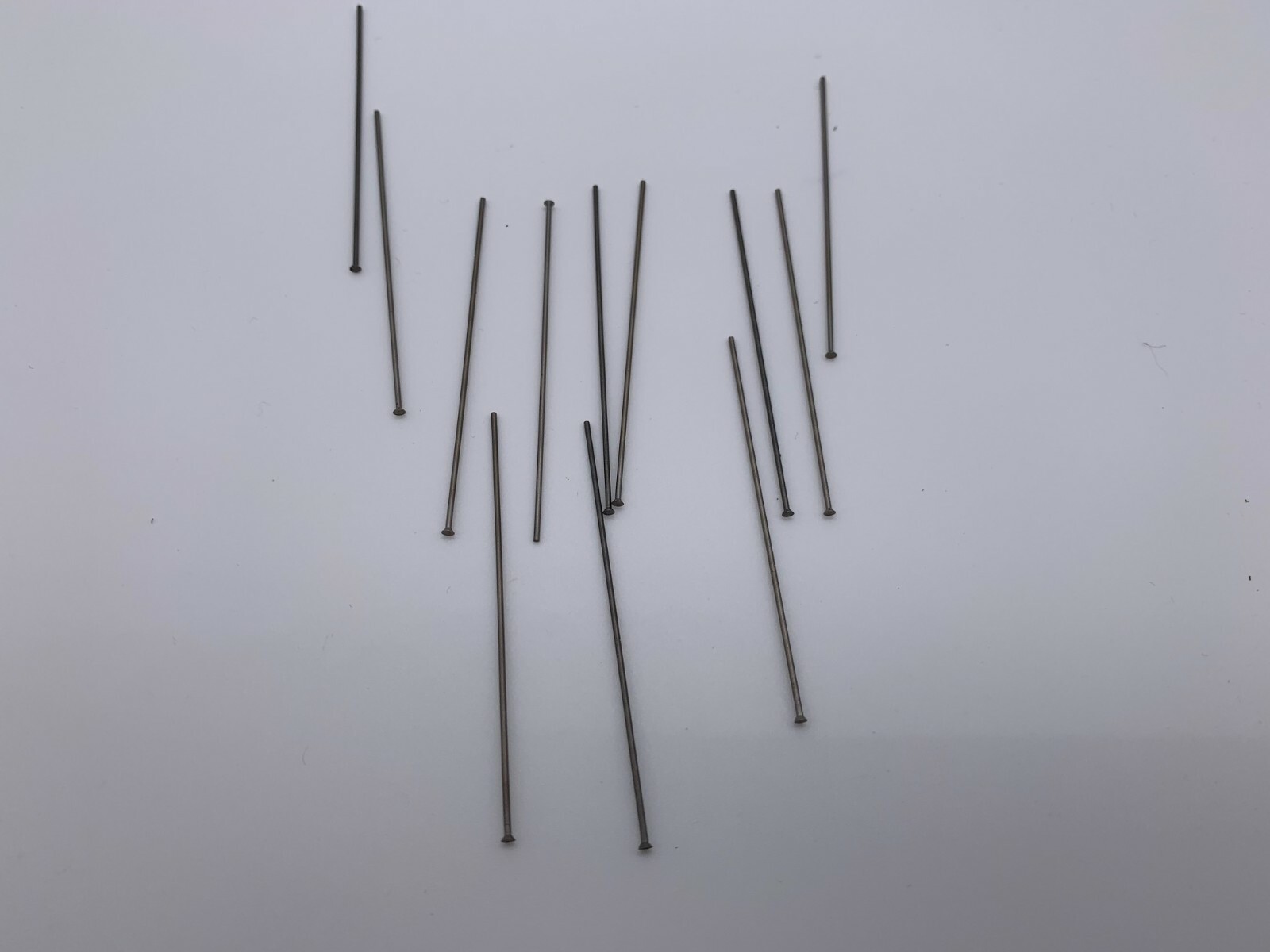 Royal .029"  x 2" Long Bevel Headed Punches, Tool Steel, Lot Of 12 Pieces
