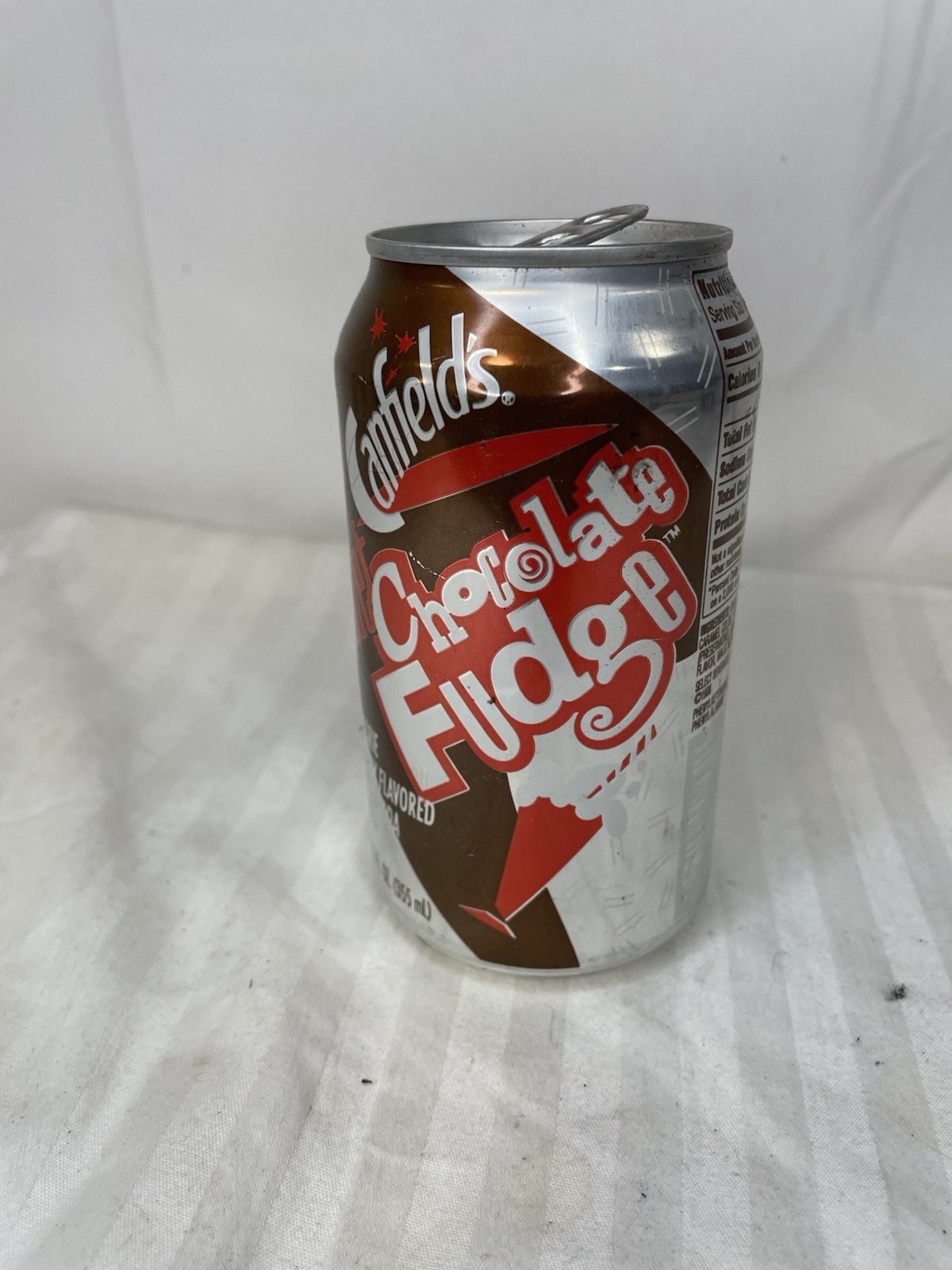 Vintage 90s Soda Can Canfeilds Chocolate Fudge Soda Collectable Can