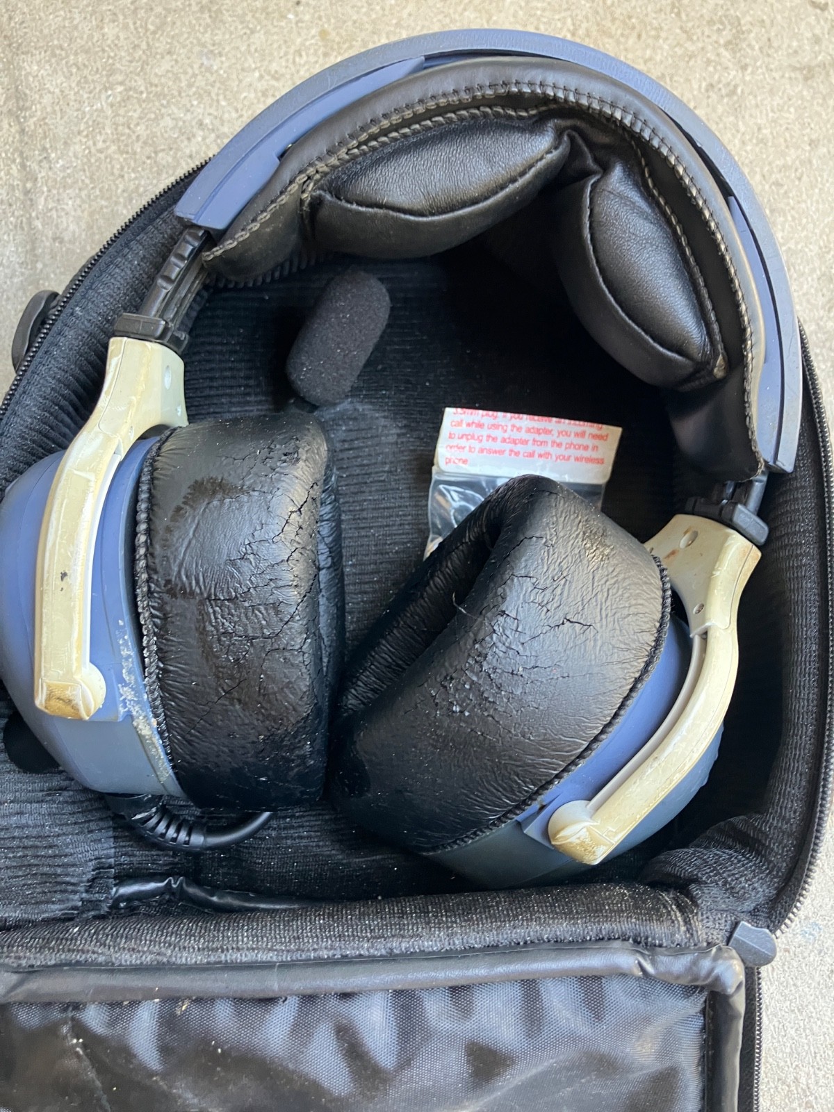 Pilot Radio Headset Airplane