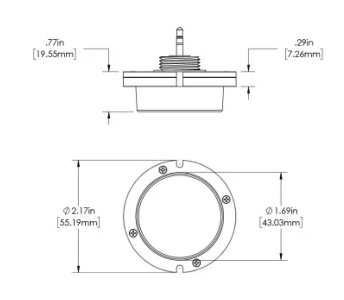 Sharkward ANT-5-4T Microwave Sensor with Daylight Priority, AUX Input