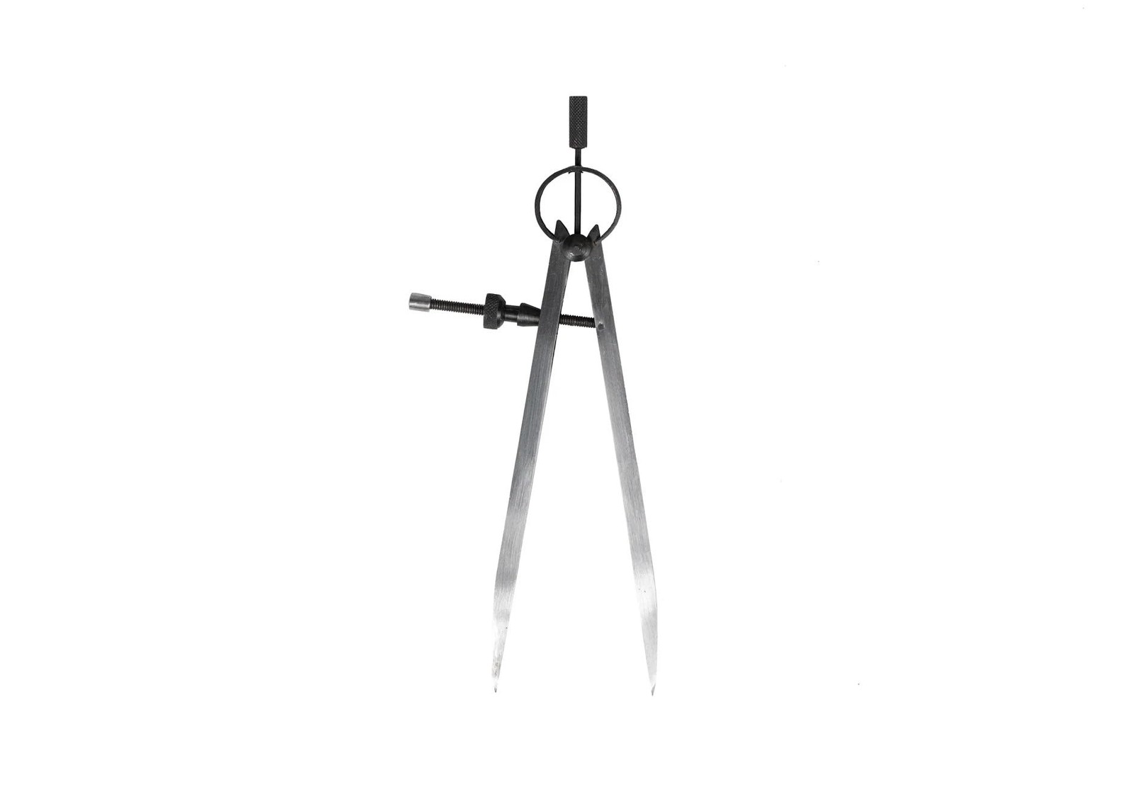 3 Inch Steel Dividers Spring Type Quick Nut Flat Leg Scribing Compass Woodwork