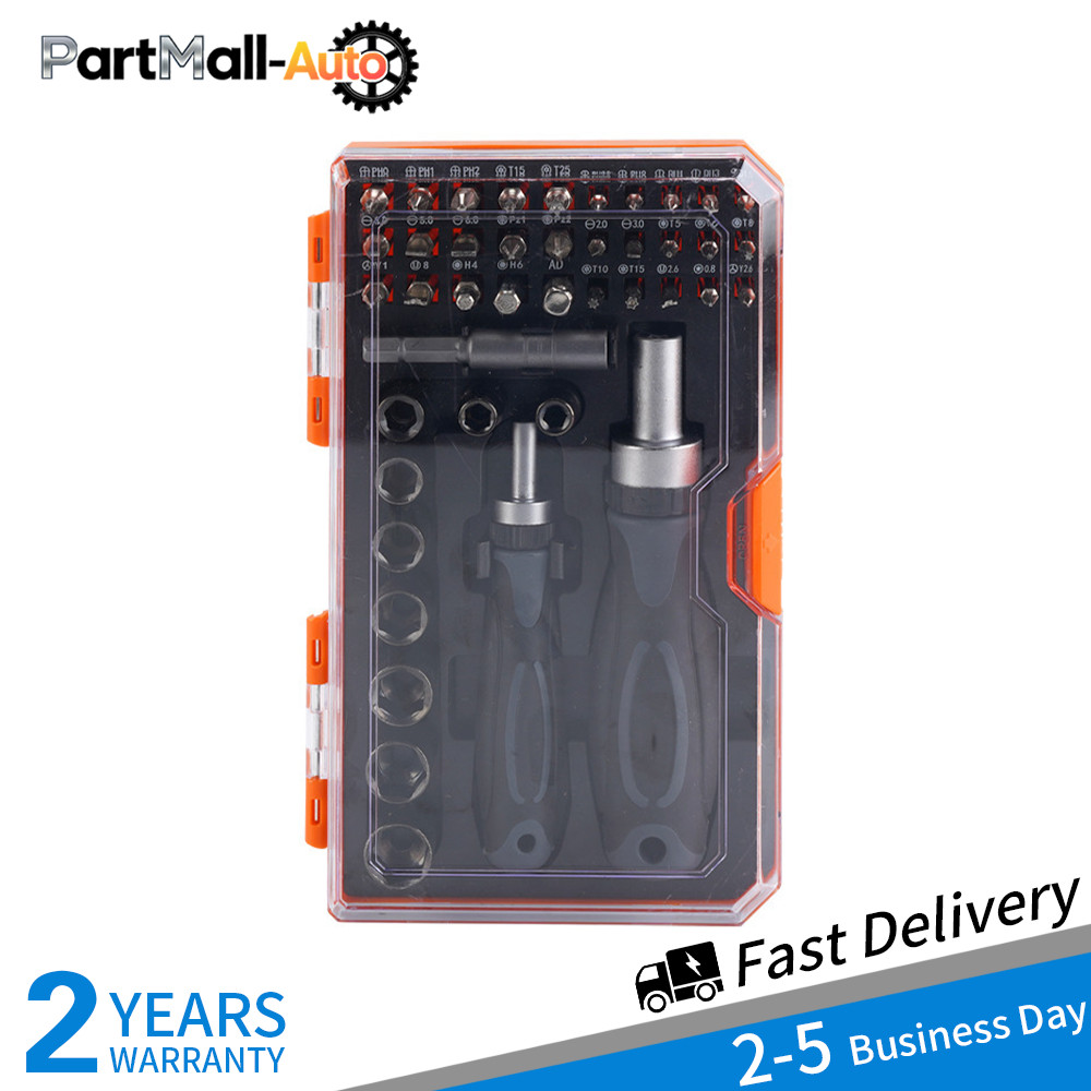 42 PCS Ratcheting Screwdriver Set Screwdriver Bit Set Screwdriving with Case