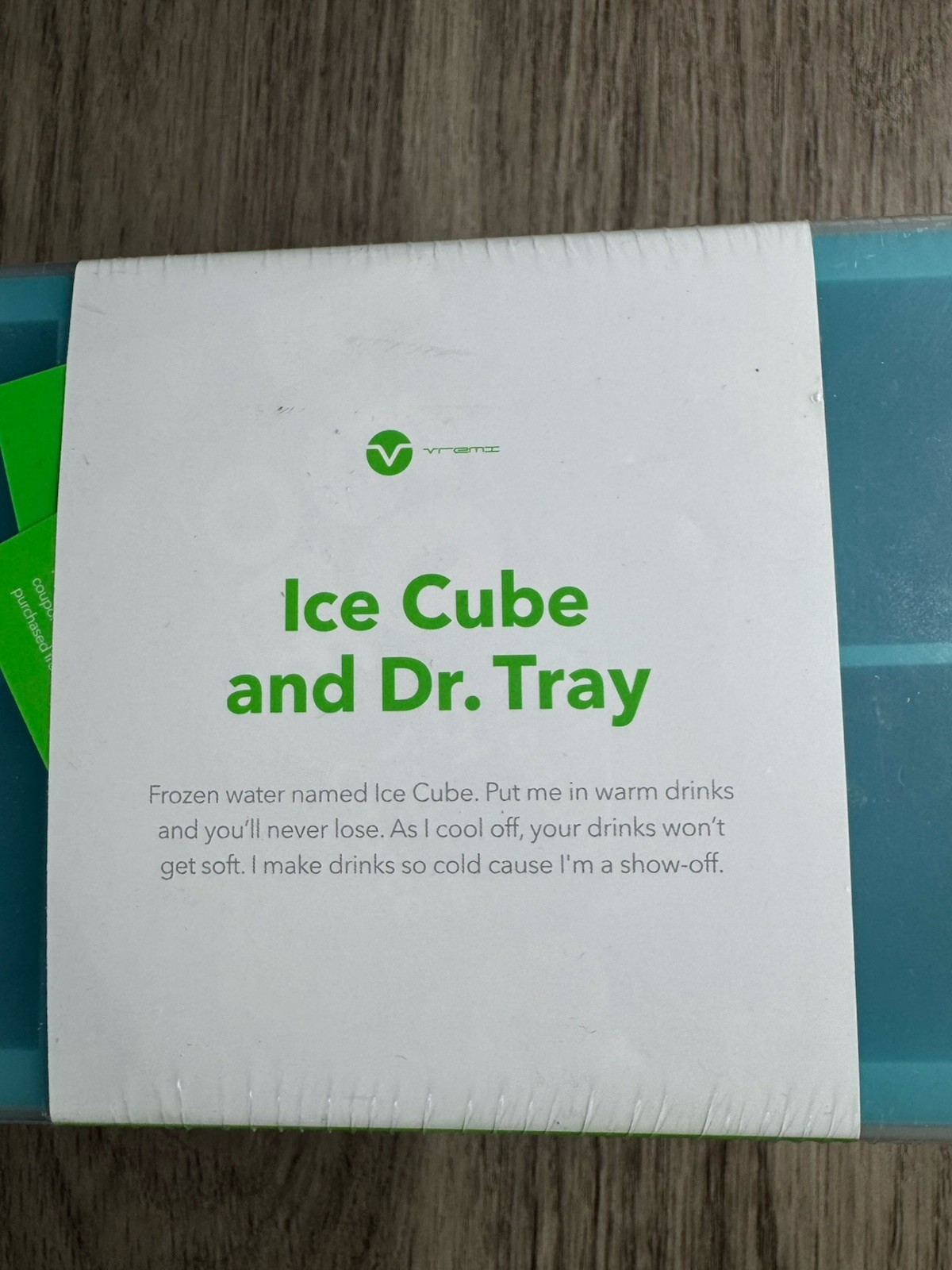 Ice Cube and Dr. Tray Ice Trays 2 Pack Silicone