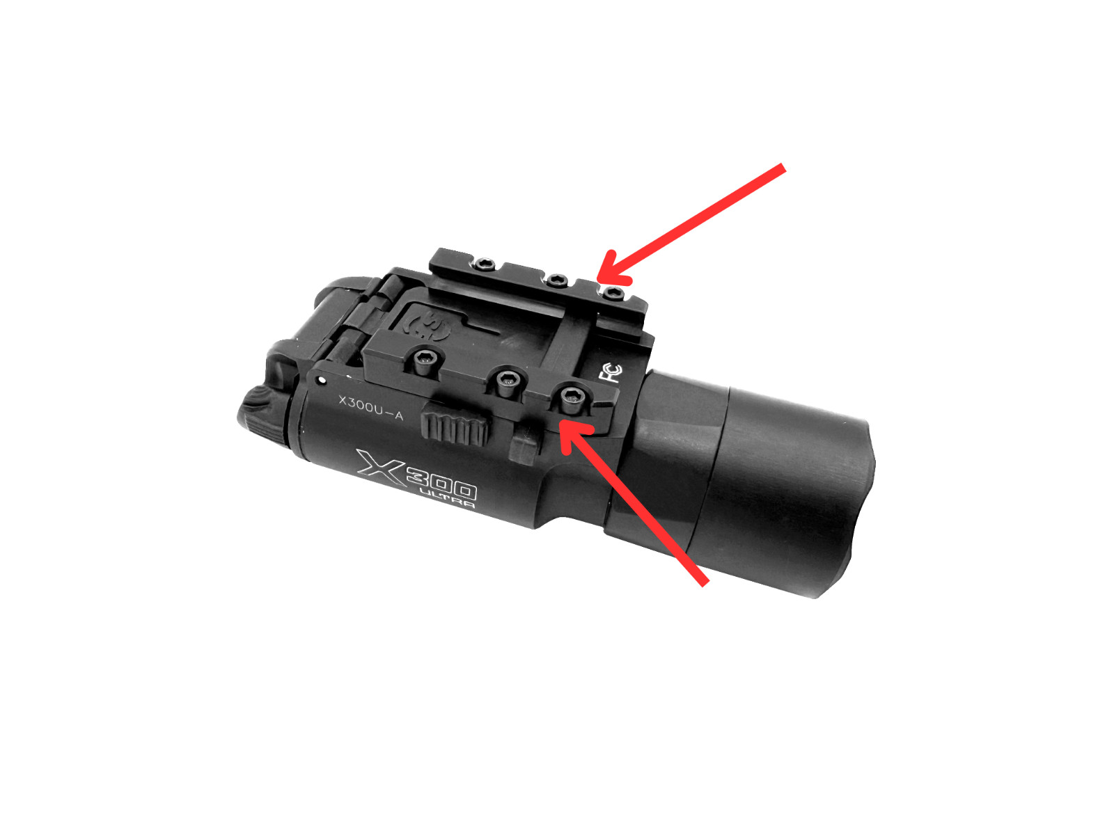 VPA Precision Fit Aluminum Replacement Rails for SureFire X300U-A Weapon Light