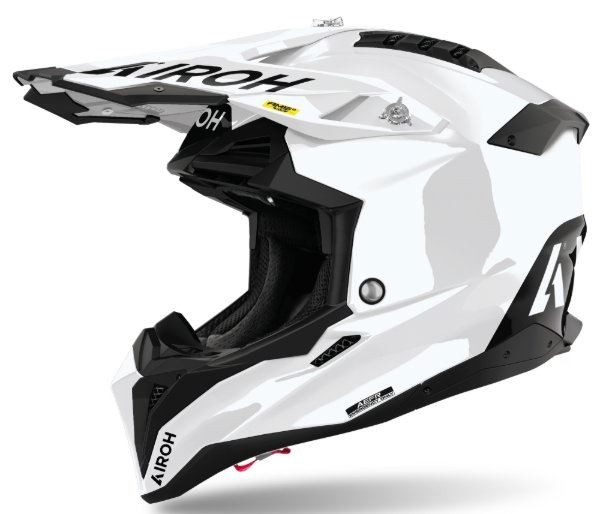 Airoh Helmet 2026 Aviator 3 Evo Helmets White Gloss