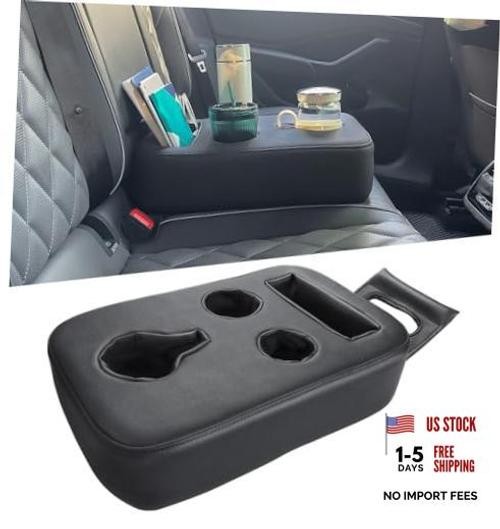 Car Cup Holder, Back Seat Cup Holder for Car, PU Leather Standard Version