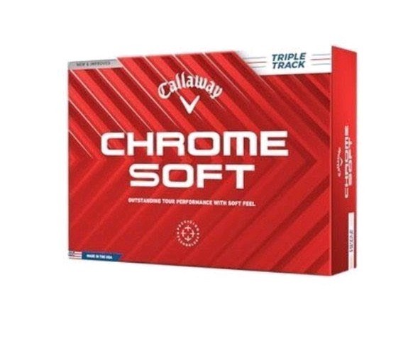 Callaway Golf 2023 Chrome Soft Triple Track.