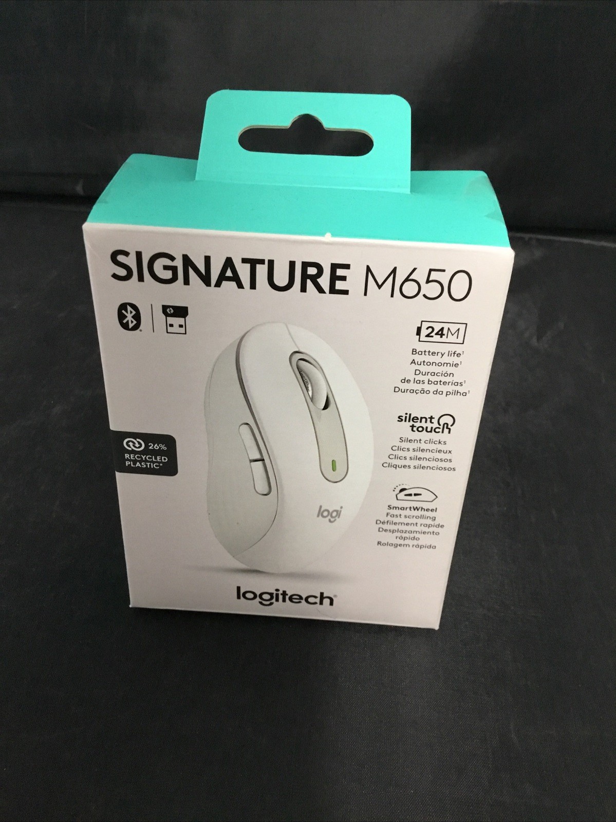 Logitech Signature M650 Wireless Scroll Mouse OFF WHITE (910-006252)