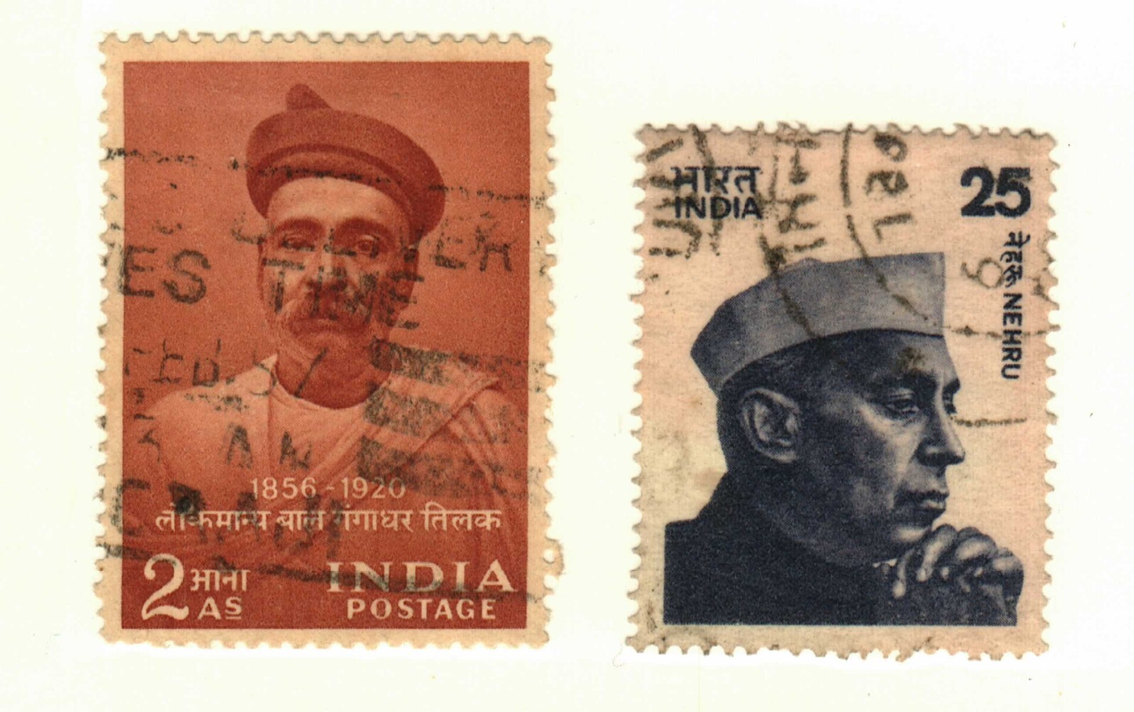 India #274, 674 used Nehru