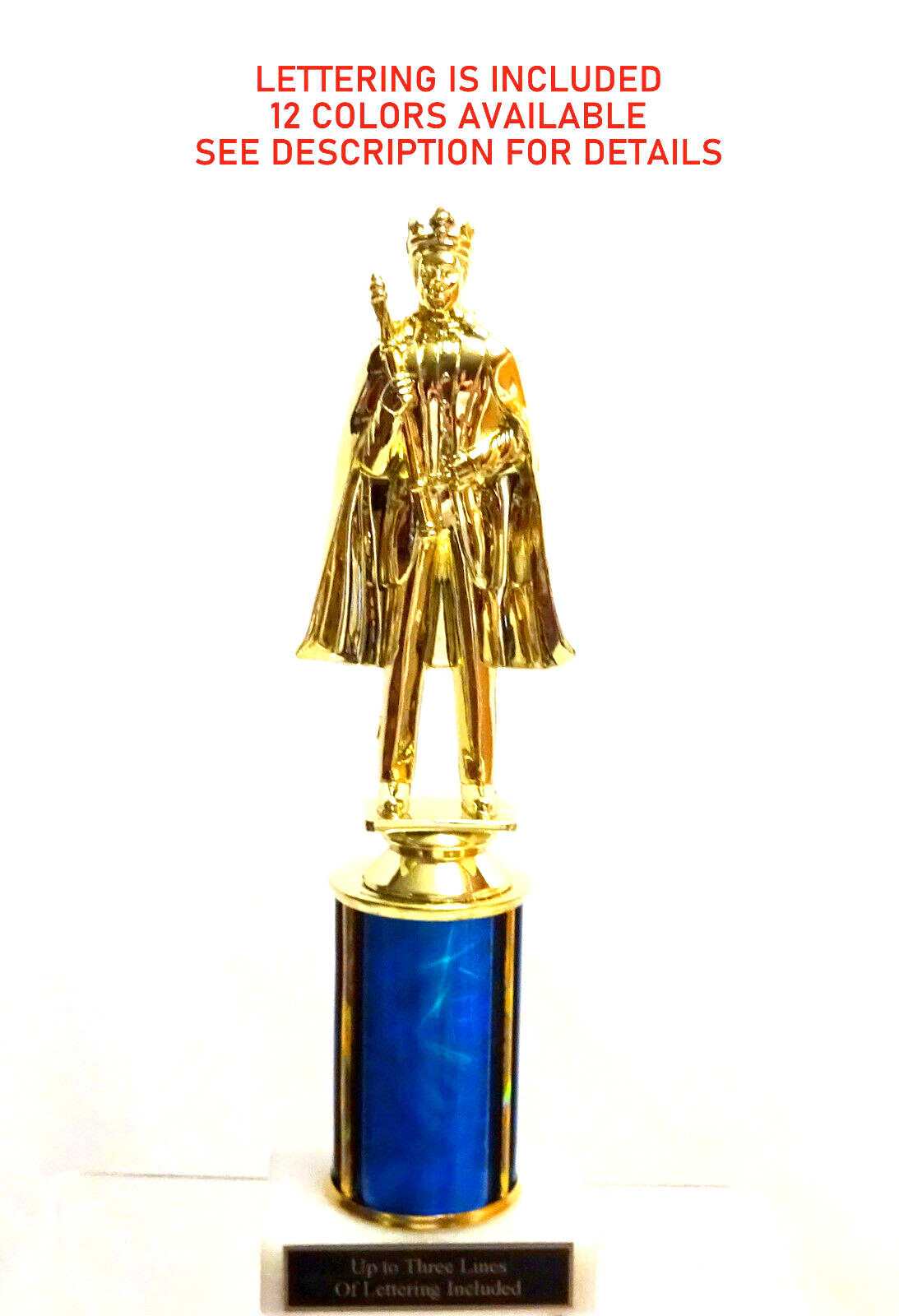 PAGEANT KING TROPHY  TROPHY TROPHIES PARTS TOP TOPS     9 COLORS