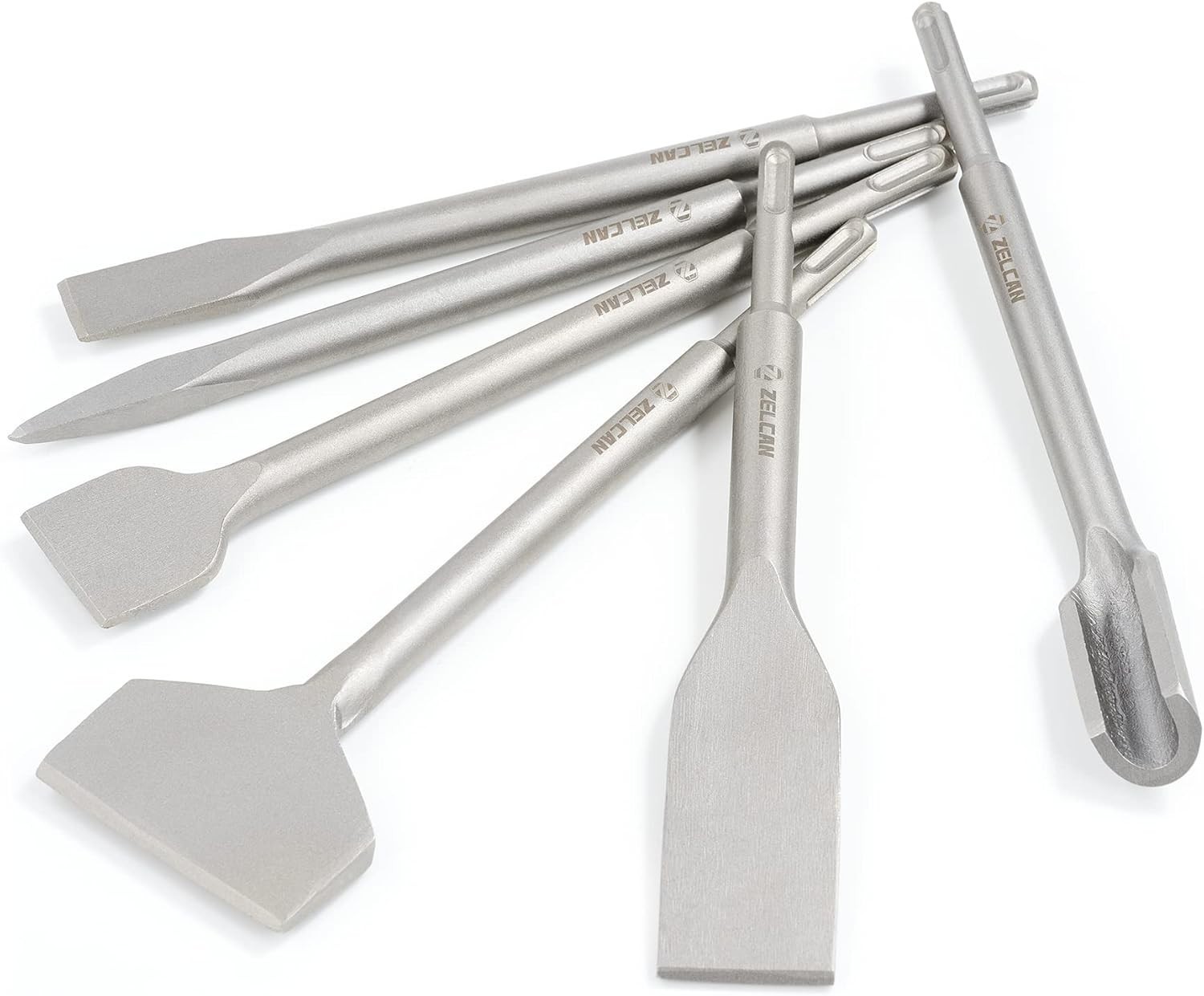 Durable Chisel Kit with Multiple Types for Various Material Applications