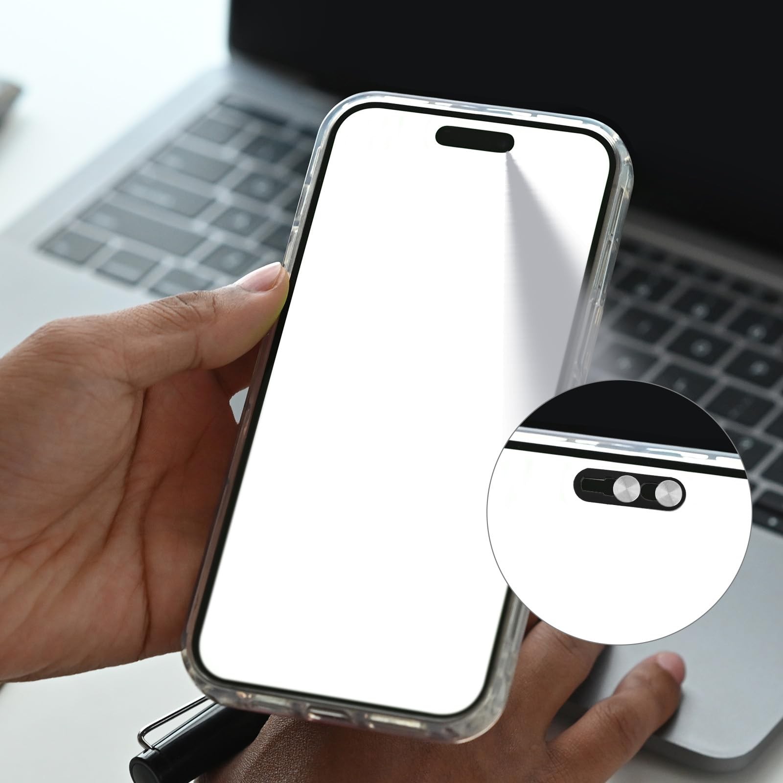 2pcs Front Camera Covers, Durable Phone Front Camera Cover Privacy Protector ...