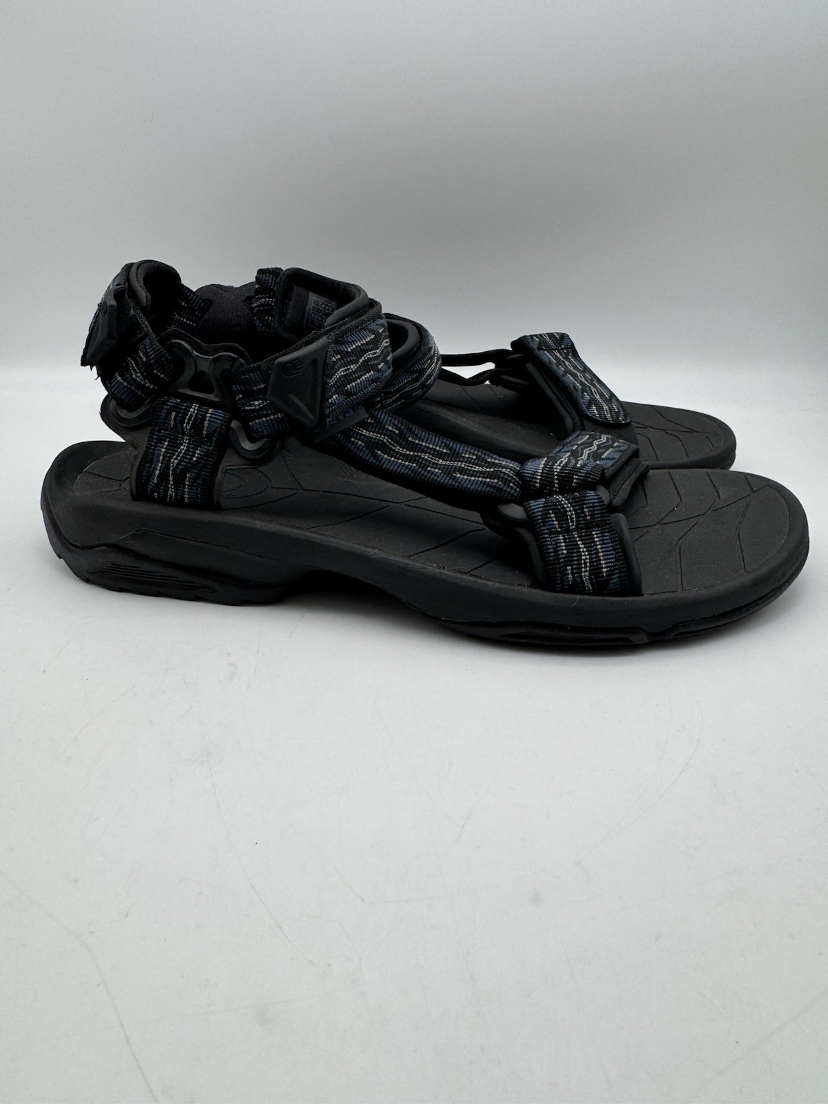 TEVA Blue Black Outdoor Hiking Strappy Sandals Mens Size 10