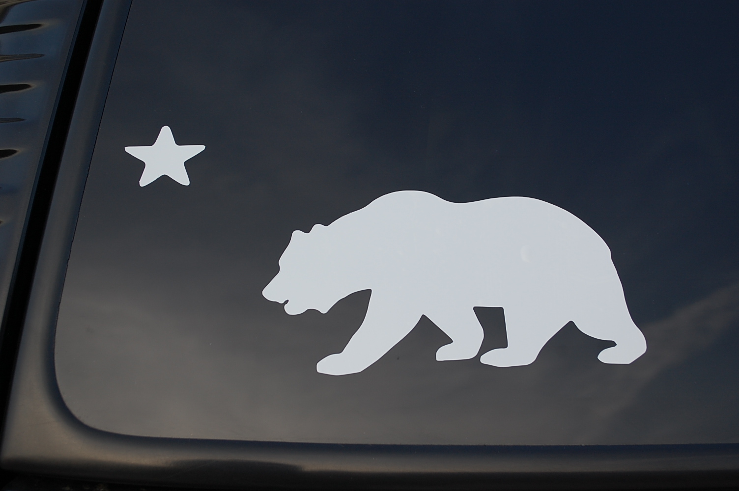 California State Flag Bear Vinyl Sticker Decal USA America Choose Size V180