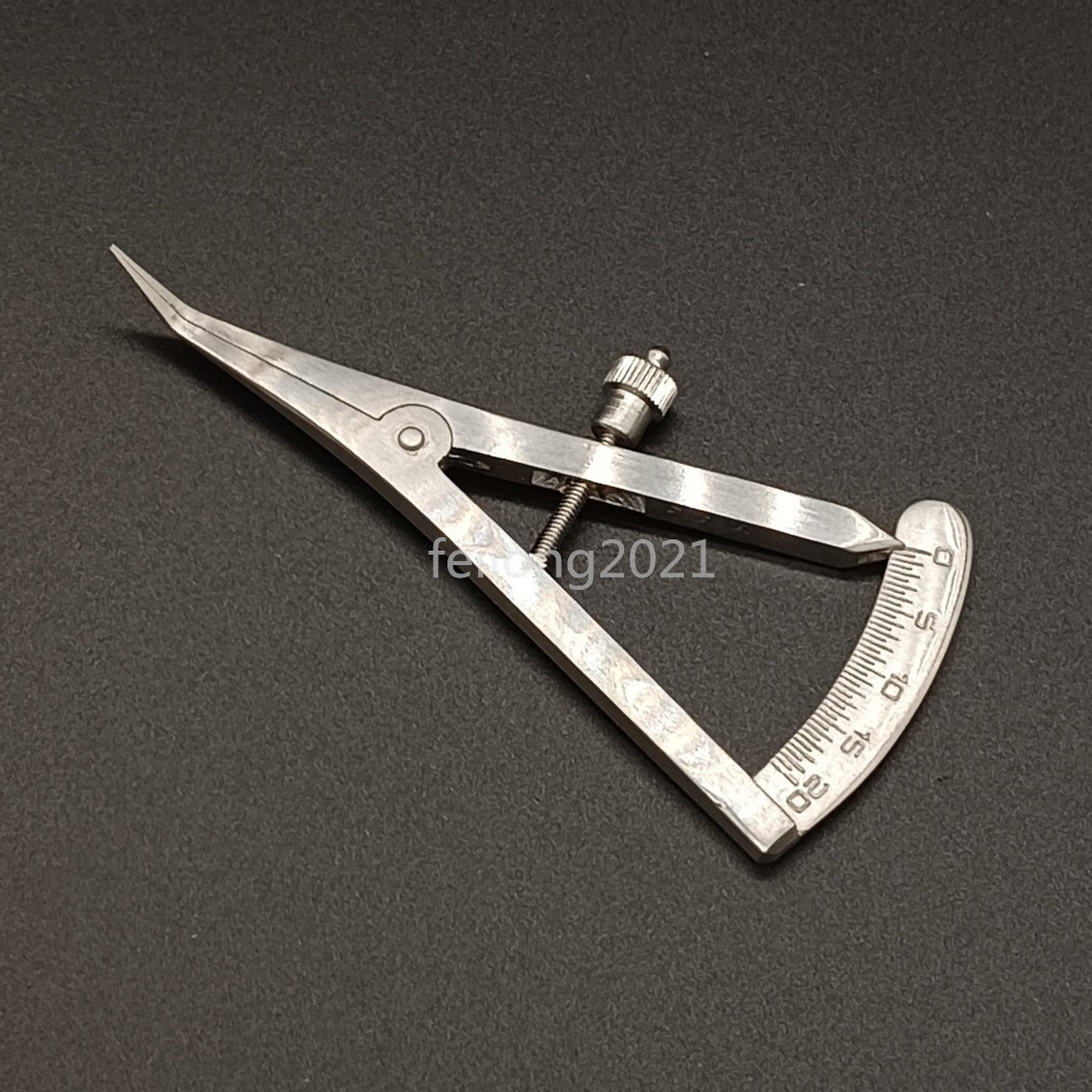 Angled Castroviejo Caliper 0 TO 20 MM 3.25" (8.3cm) Surgical Dental Instruments