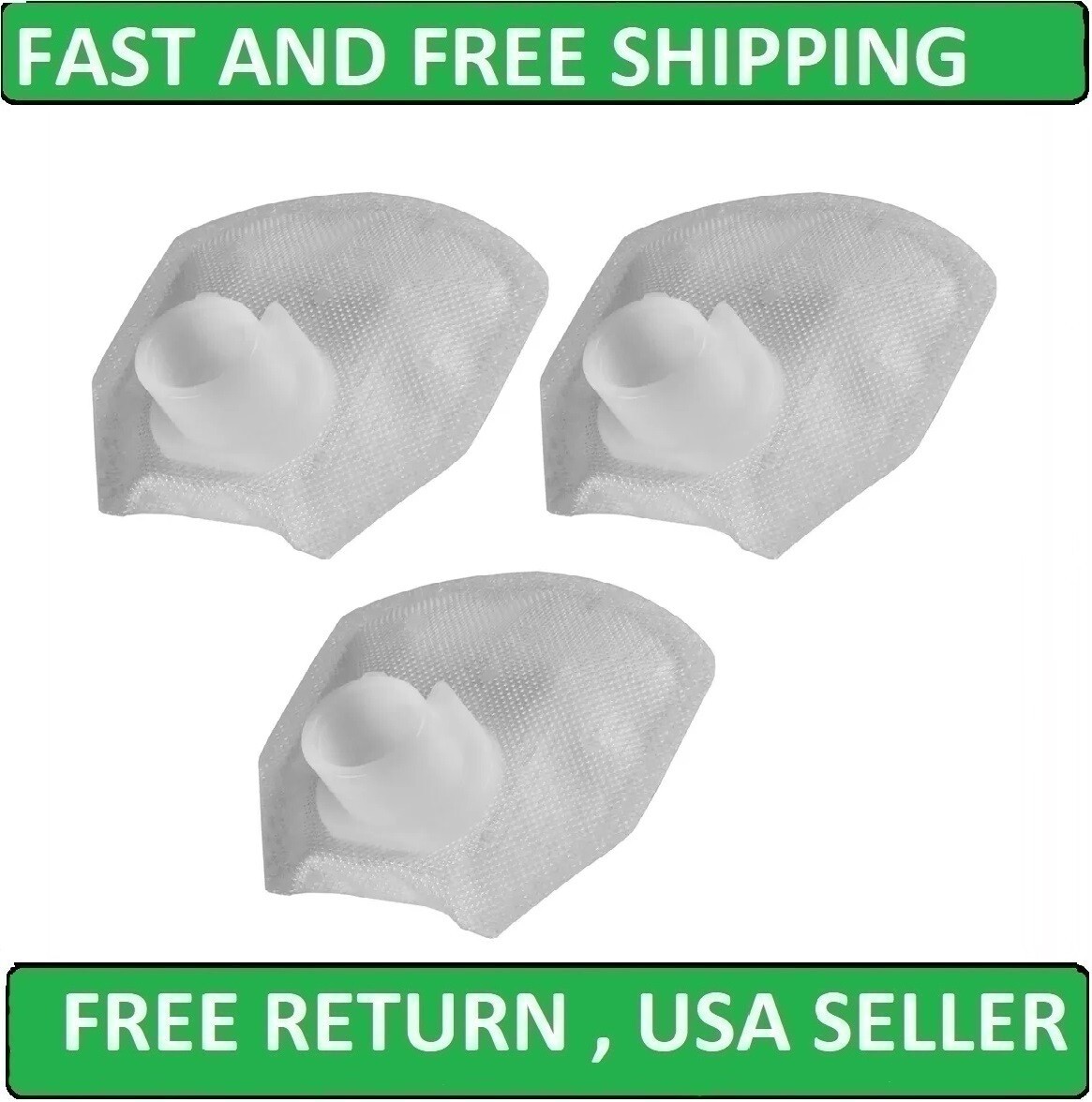 3x Fuel Filter Strainer for Kawasaki MULE PRO FXT KAF820 2015-2021 49019-0013