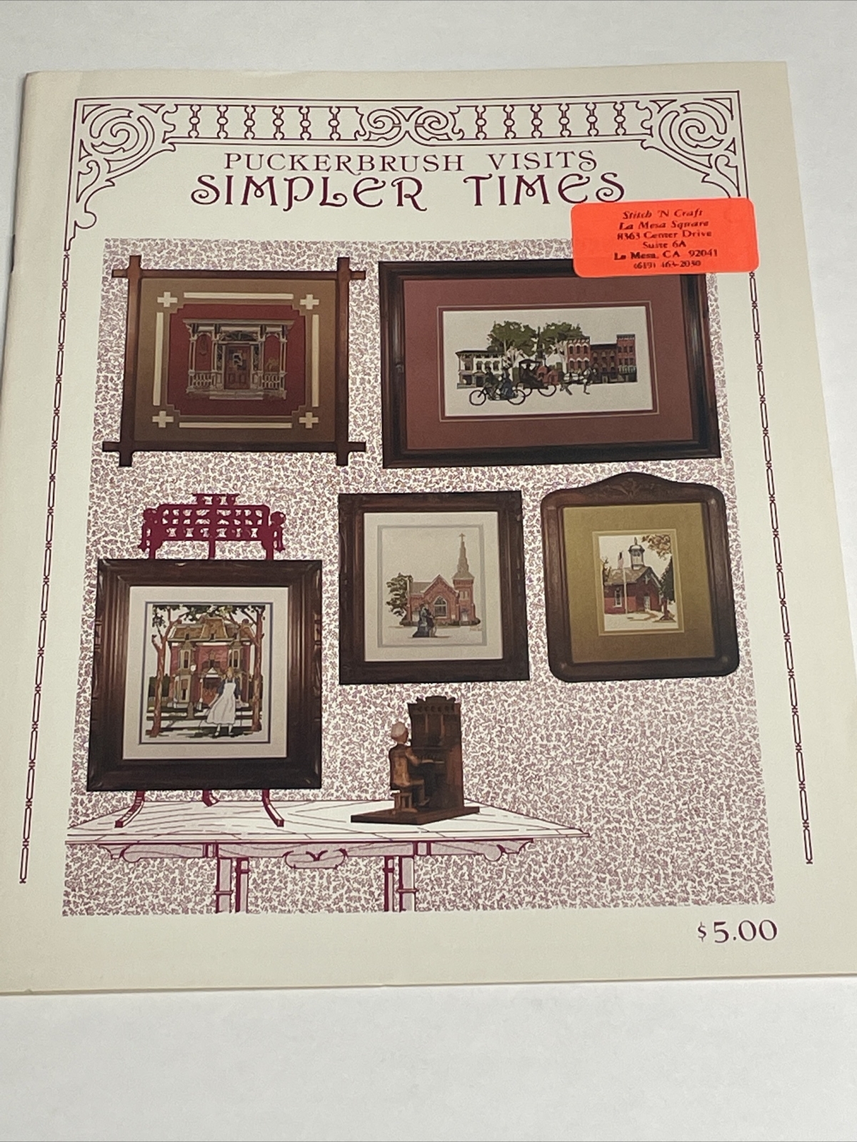 Puckerbrush Simpler Times Cross Stitch Pattern