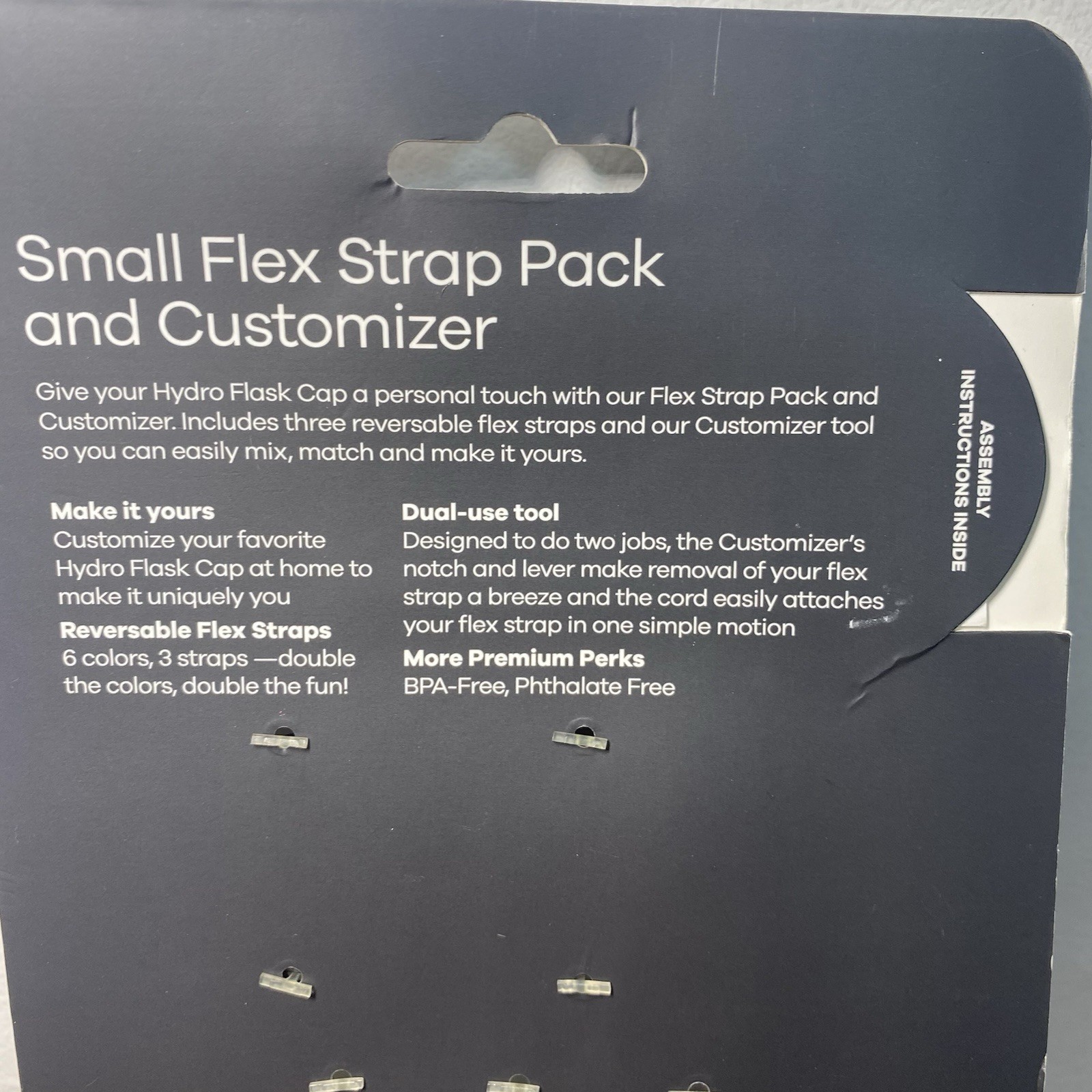 Hydro Flask Small Flex Strap Pack Customizer 3 Reversible Straps Blue