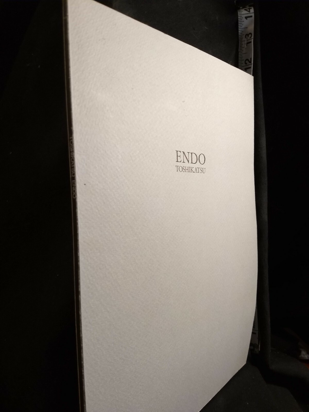 Endo Toshikatsu  Kunio Motoe (essay) Published by Gallery Takagi, 1989