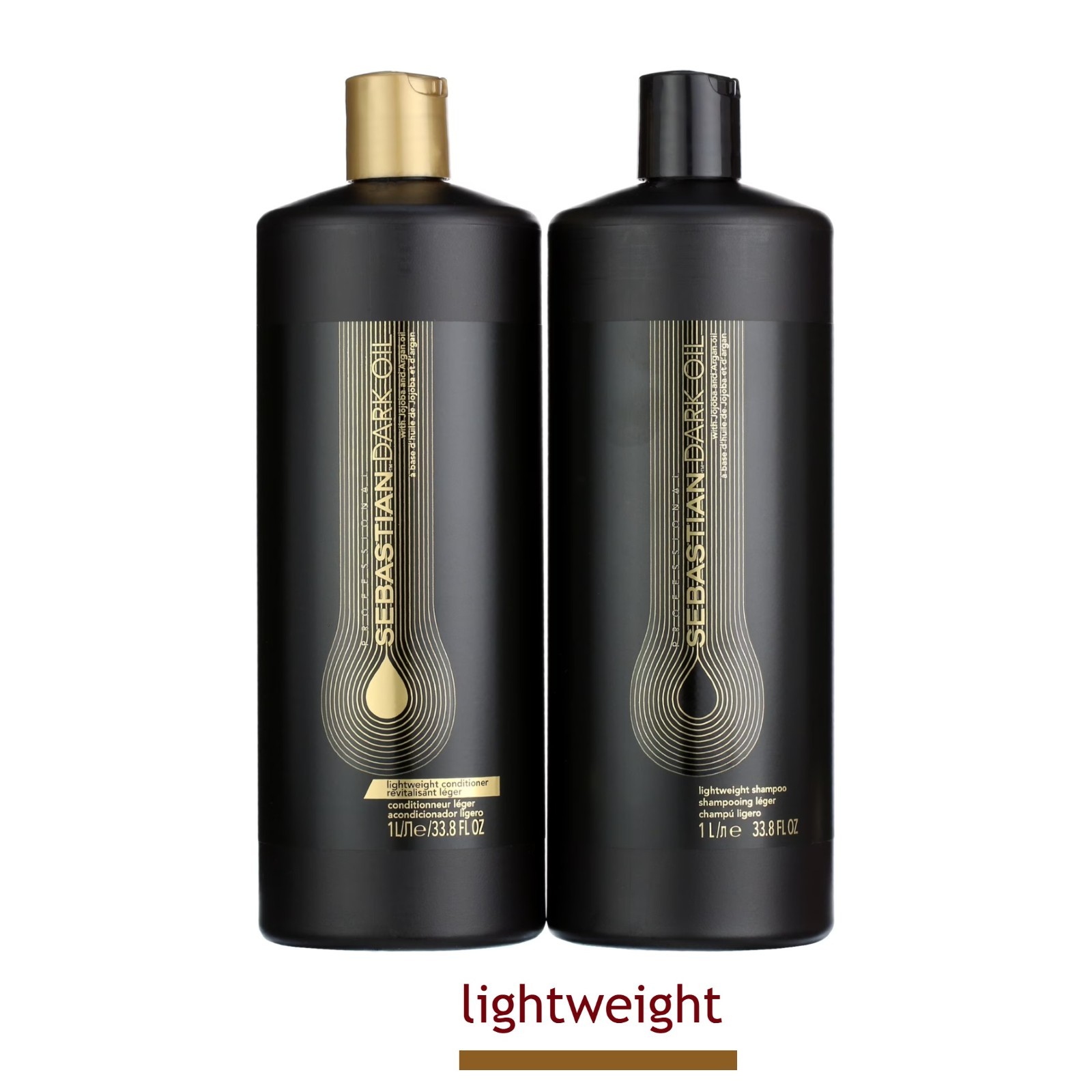 Sebastian Dark Oil Lightweight Shampoo & Conditioner 33.8 fl. oz. duo