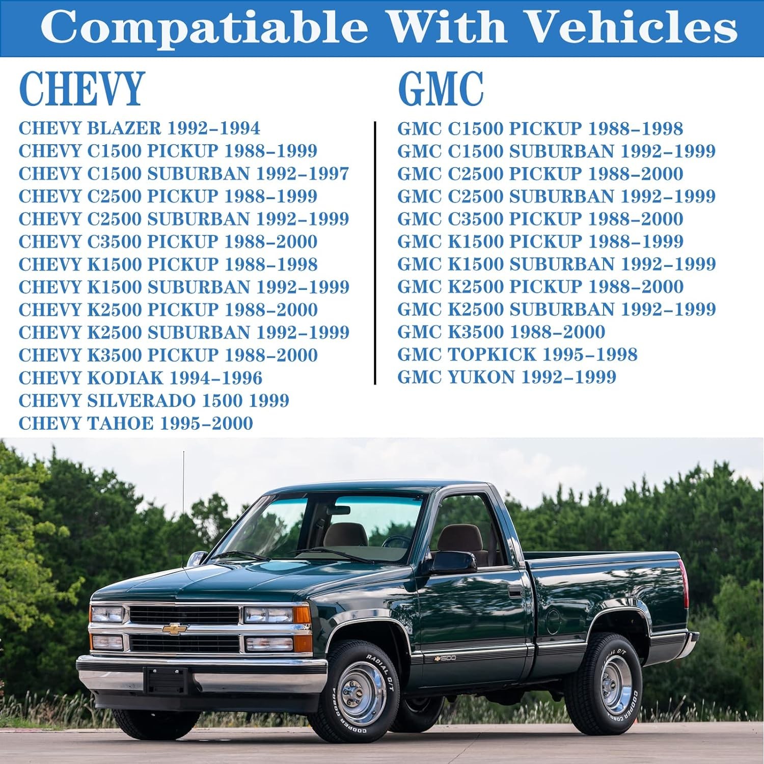 38416 Chevy C1500 2500 3500 Door Hinge Pin Bushing Repair Kit Tahoe GMC...