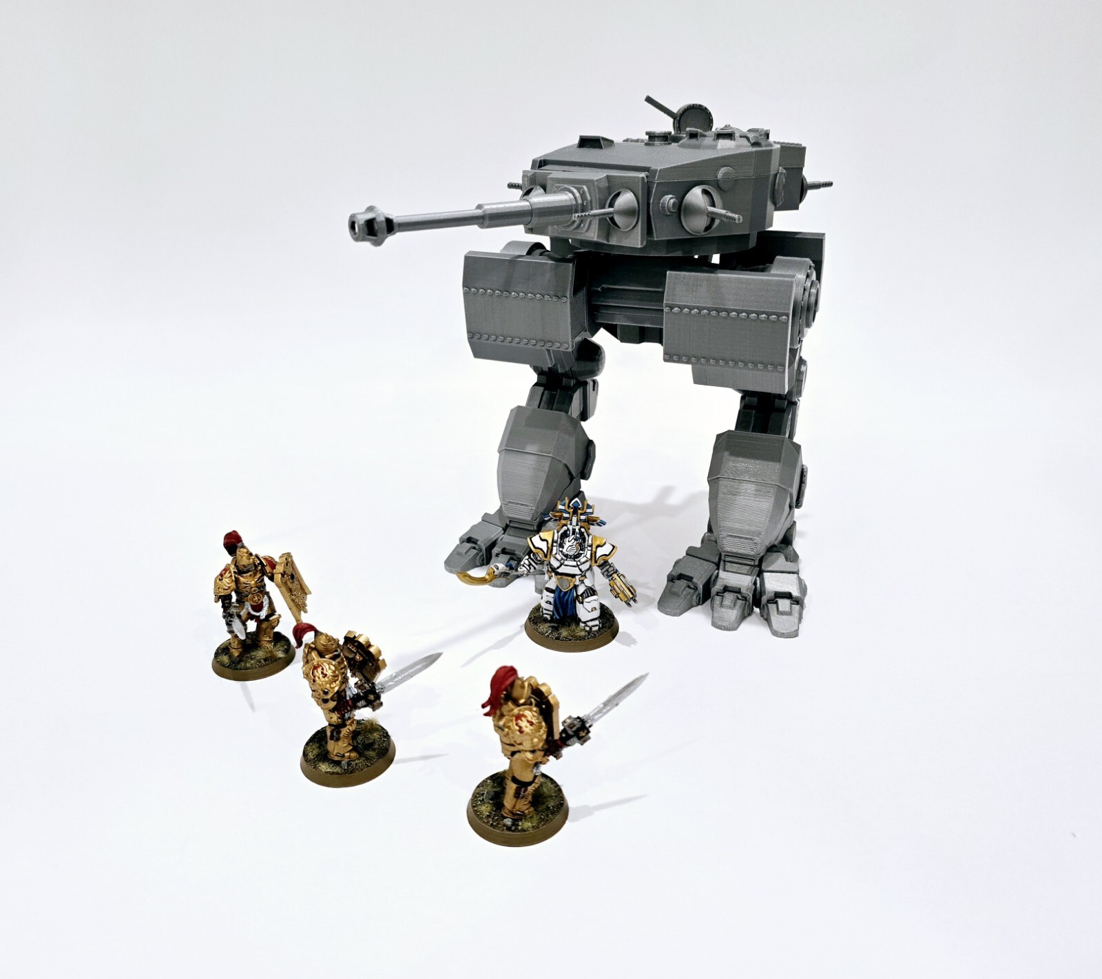 3d Printed Miniatures War Walker Titan, Dreadnought Proxy For Tabletop Wargames