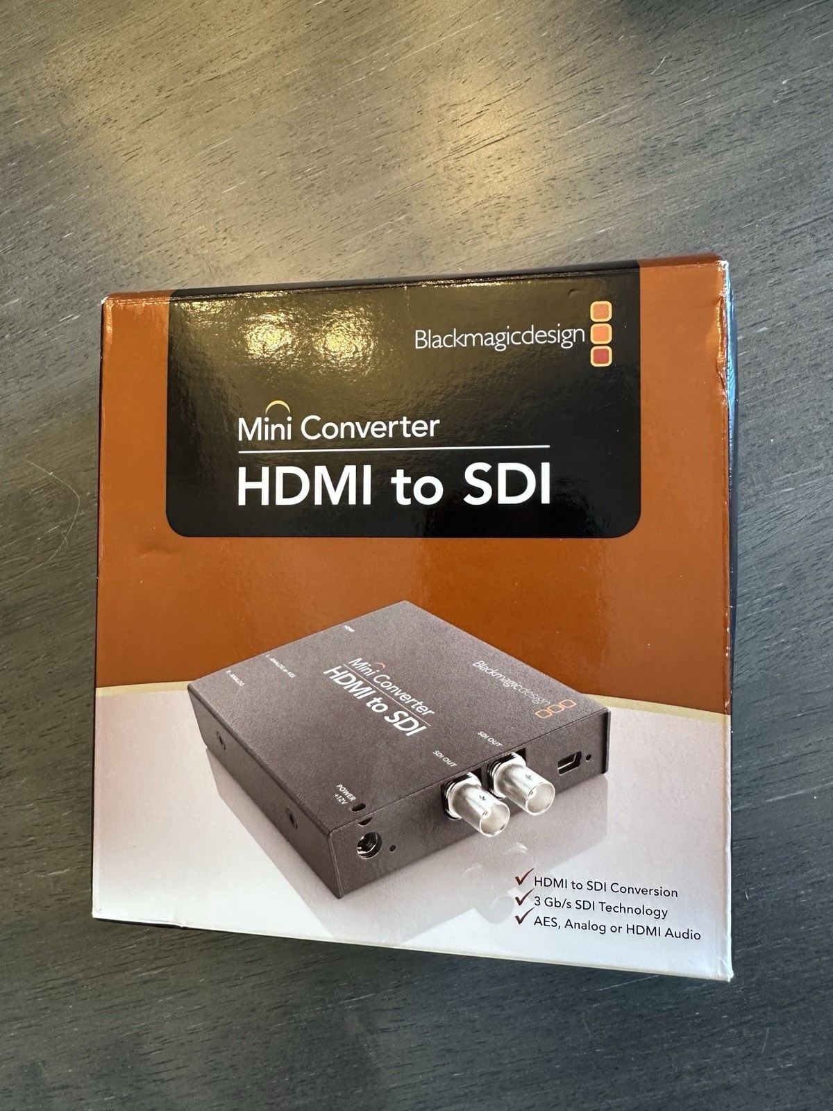 Black Magic Design HDMI to SDI AV Converter Encoder Scaler Streaming New In Box