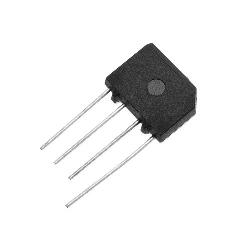 20pcs KBP307 3A/700V Single Phase Flat Bridge Rectifier, 4 Pin