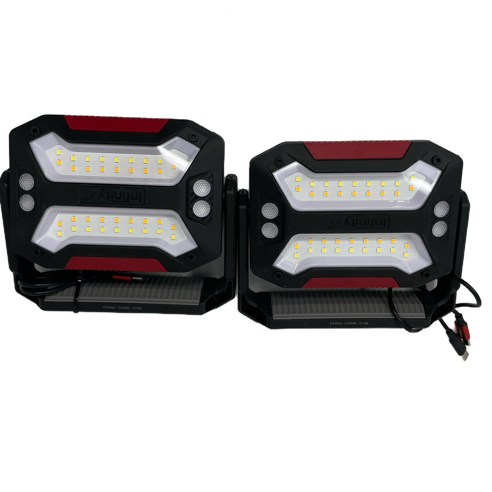 Infinity X1 Dual Powered Solar Work Light 2-pack Infinity X1 Solar Worklights