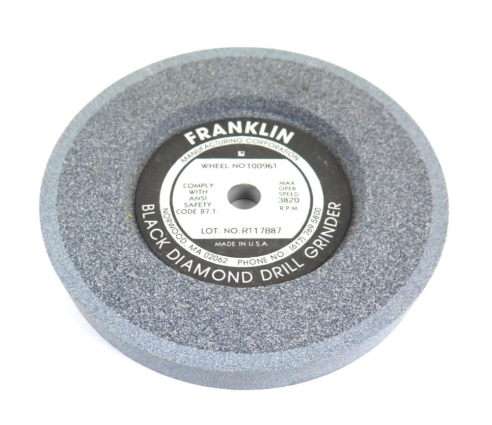 Franklin Black Diamond Drill Grinder Sharpener Grinding Wheel - NEW