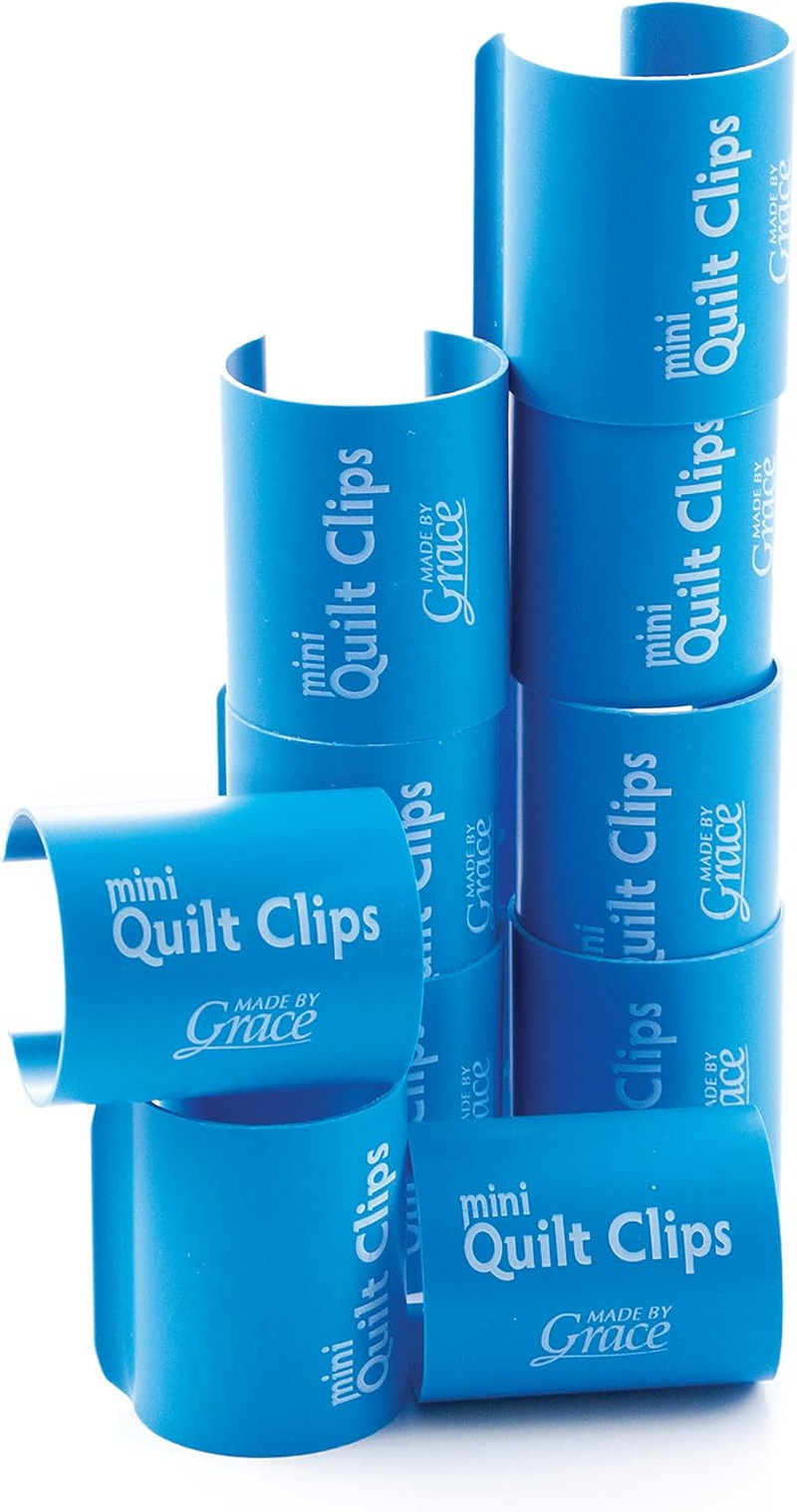Grace Start-Right Quilt Clips | Rail Quilt Clips | Fabric Management for Rolling
