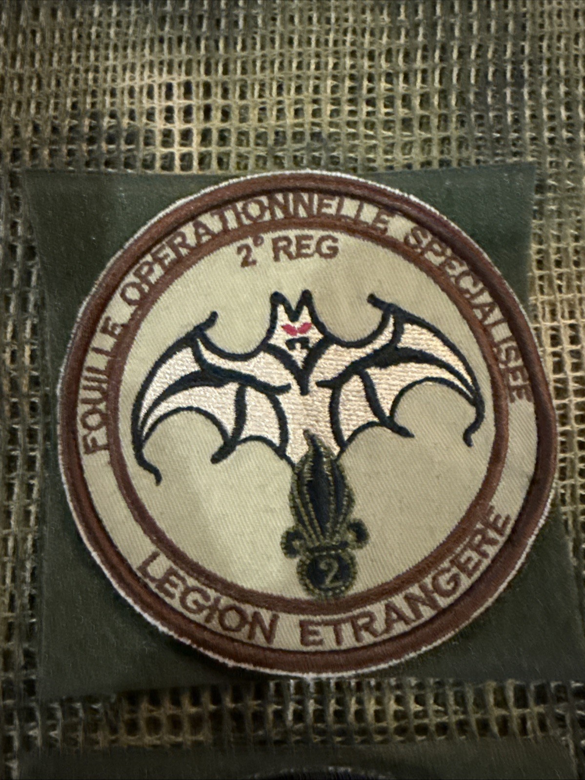 French Foreign Legion 2 Reg Patch Commando Group Of 4 Variants