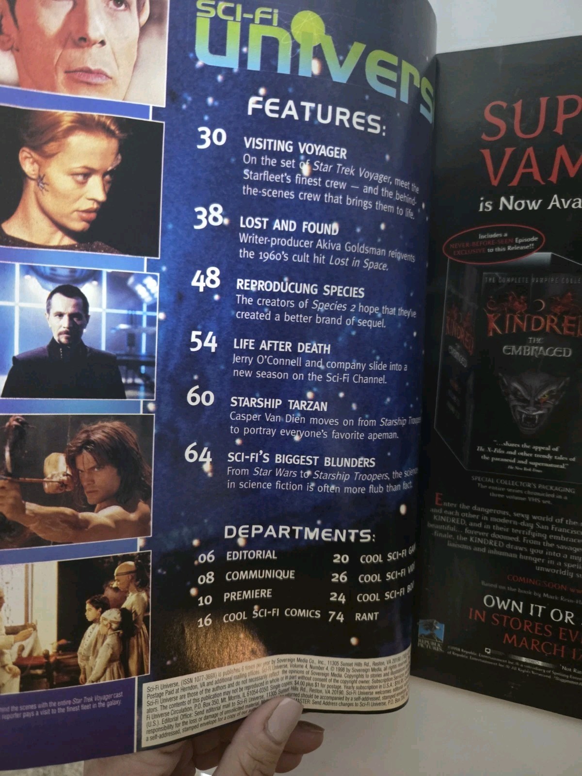 Sci-Fi Universe Magazine June 1998