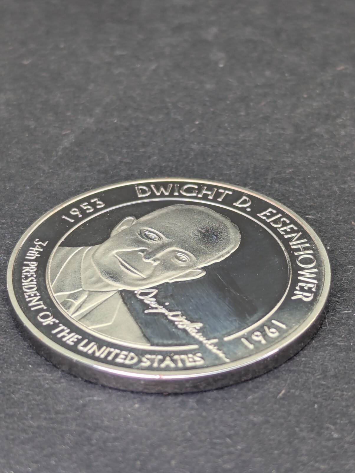 Dwight Eisenhower 34th President Supreme Allied Commander Commemorative Coin